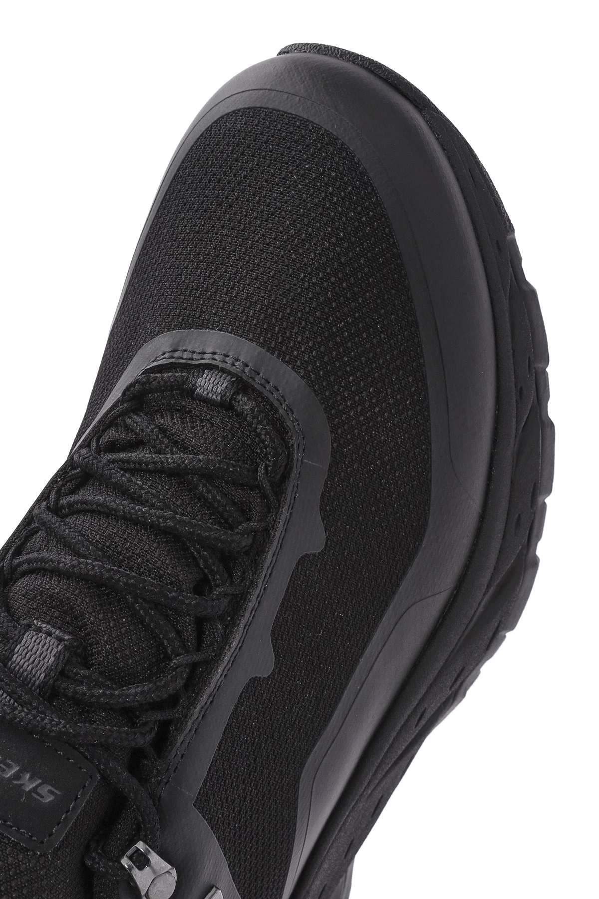 Skechers Erkek Siyah Bağcıklı Kalın Tabanlı Sneaker - Image 9
