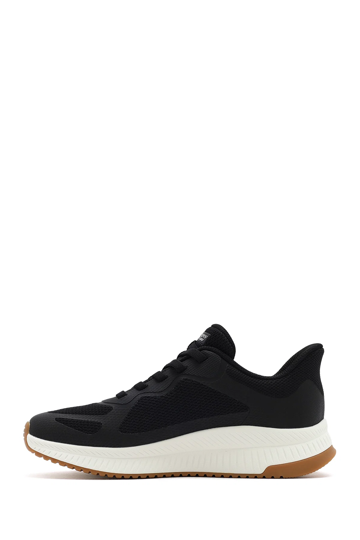 Skechers Erkek Siyah Bobs Squad Bağcıklı Kalın Tabanlı Kumaş Sneaker - Image 2