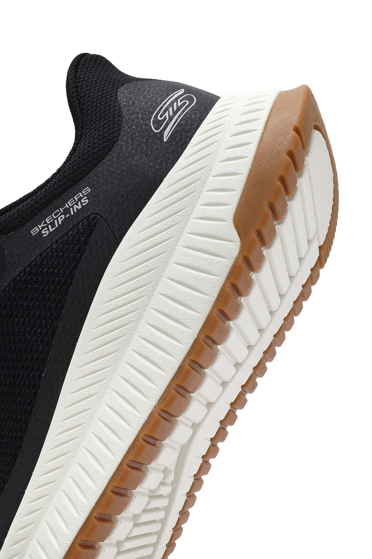 Skechers Erkek Siyah Bobs Squad Bağcıklı Kalın Tabanlı Kumaş Sneaker - Image 8