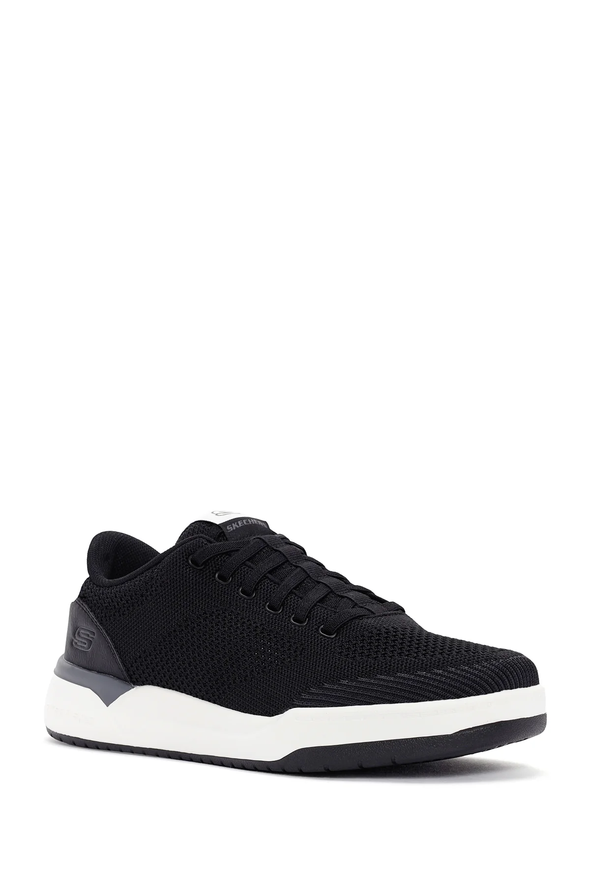 Skechers Erkek Siyah Corliss - Dorset Bağcıklı Sneaker - Image 5