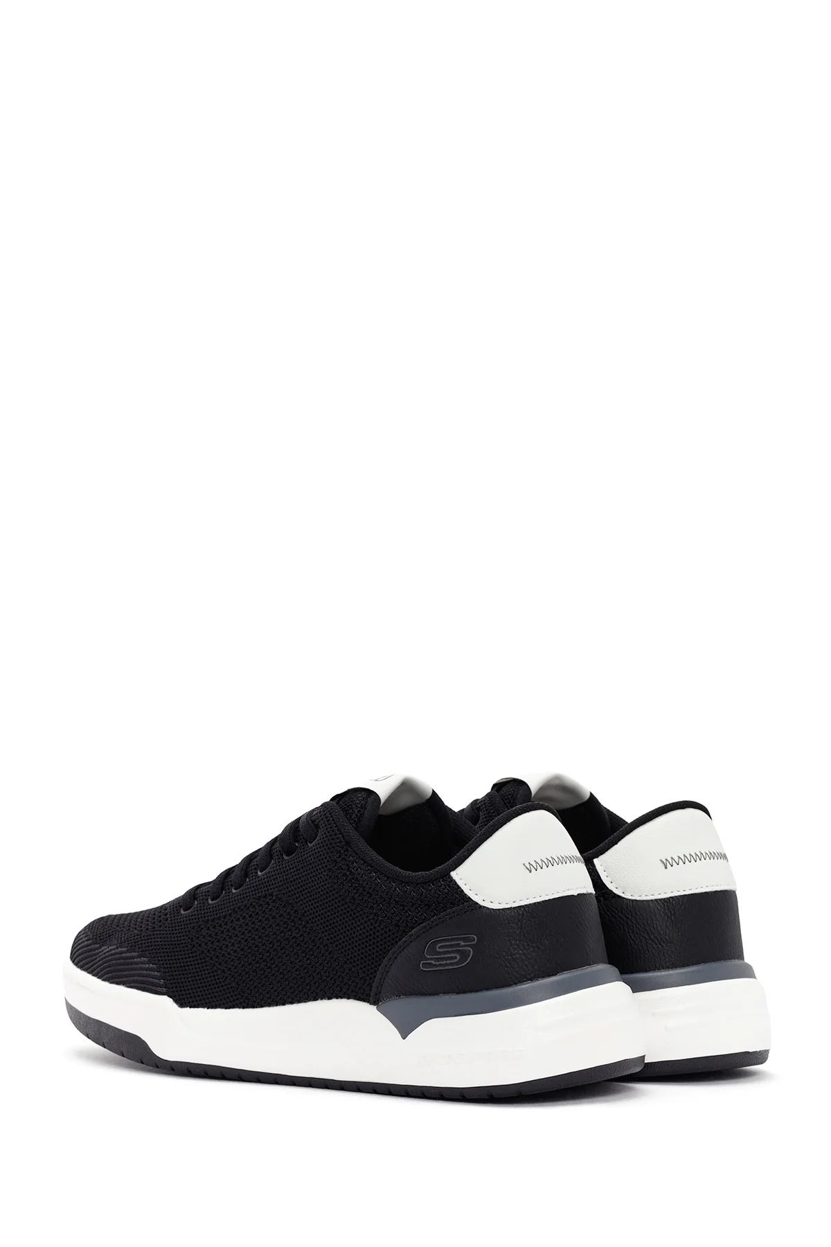 Skechers Erkek Siyah Corliss - Dorset Bağcıklı Sneaker - Image 6