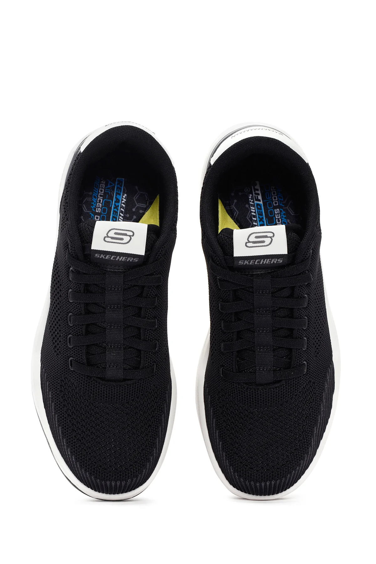 Skechers Erkek Siyah Corliss - Dorset Bağcıklı Sneaker - Image 7