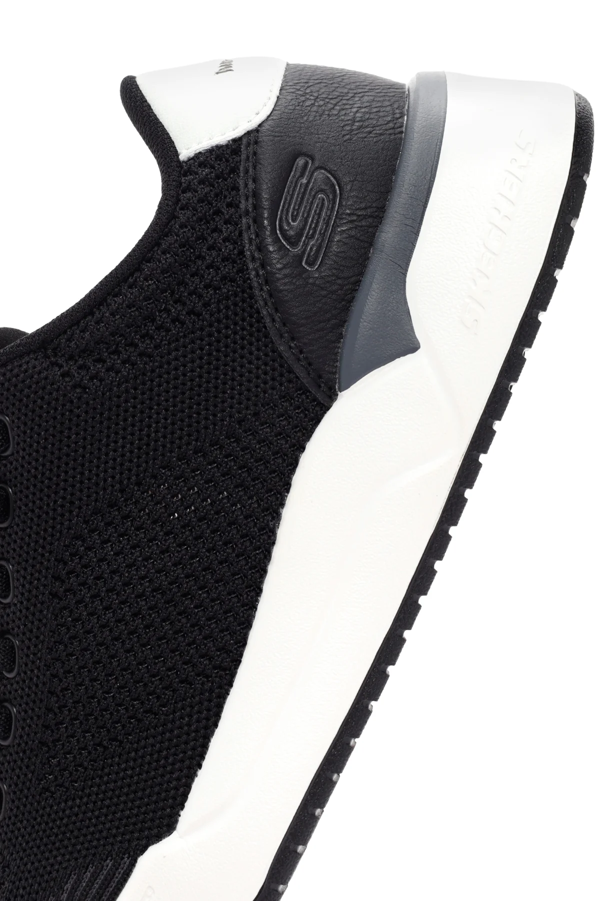 Skechers Erkek Siyah Corliss - Dorset Bağcıklı Sneaker - Image 8