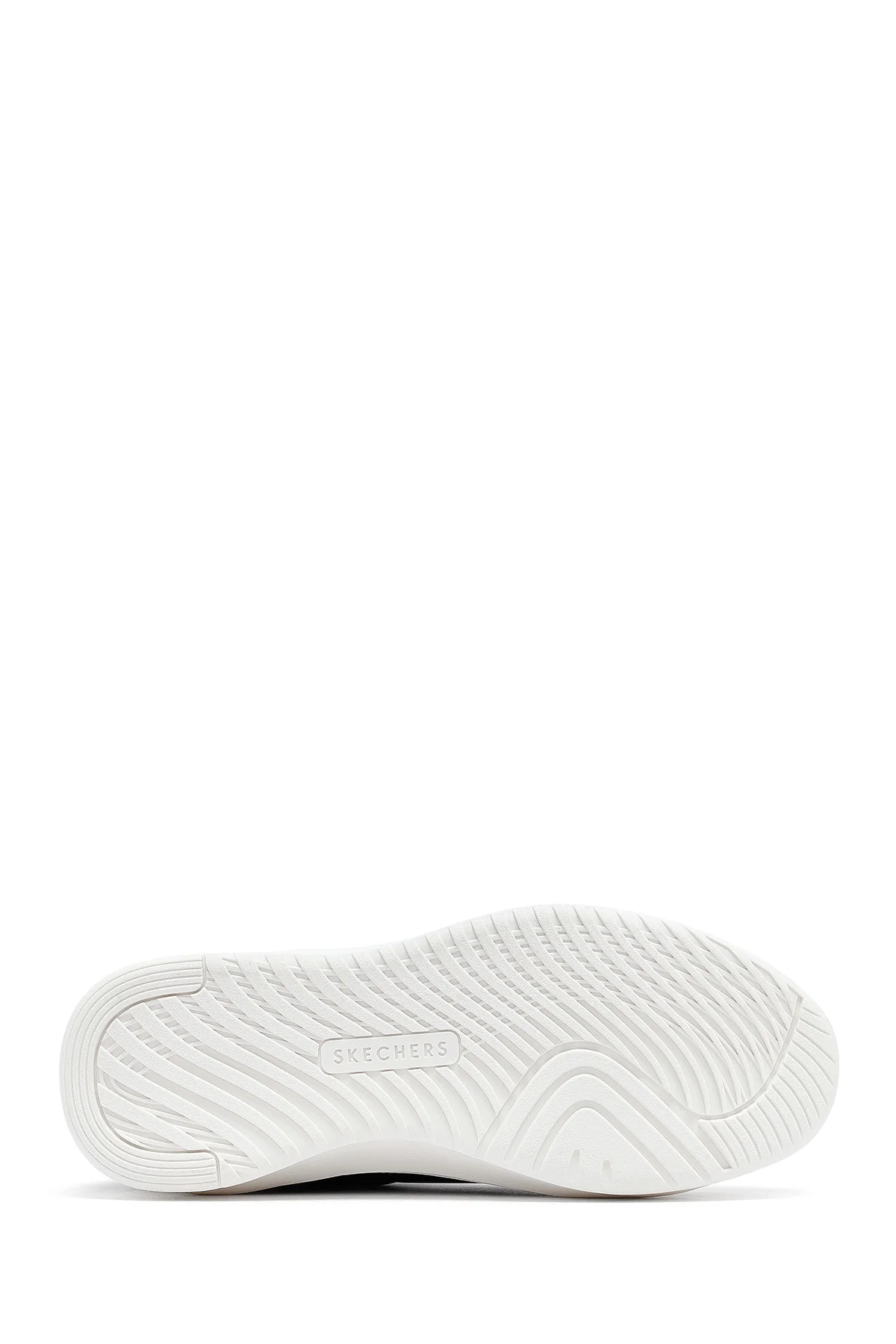 Skechers Erkek Siyah Court Break Bağcıklı Kalın Tabanlı Deri Sneaker - Image 4