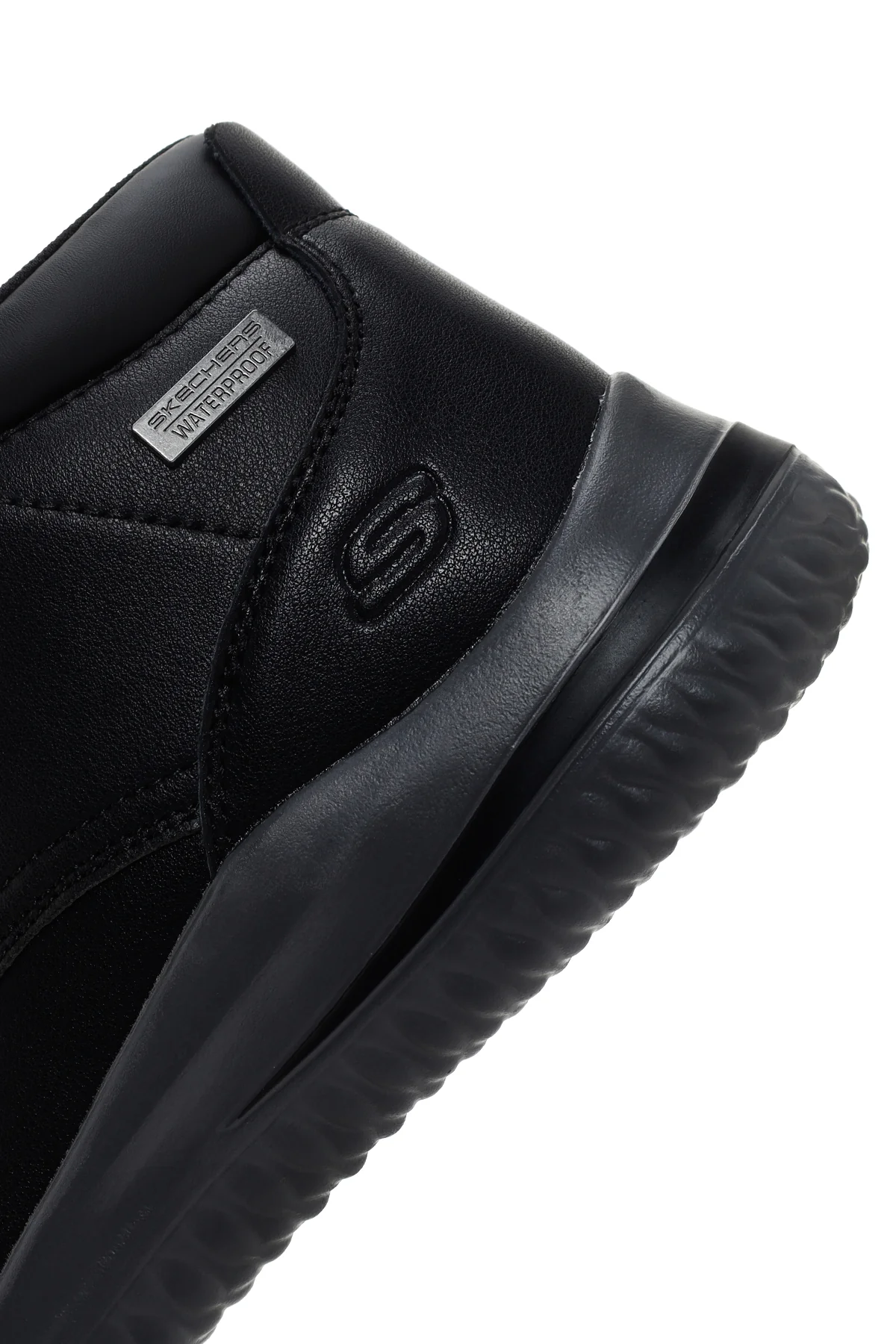 Skechers Erkek Siyah Delson 3.0 Brandis Kalın Tabanlı Nubuk Deri Bot - Image 7