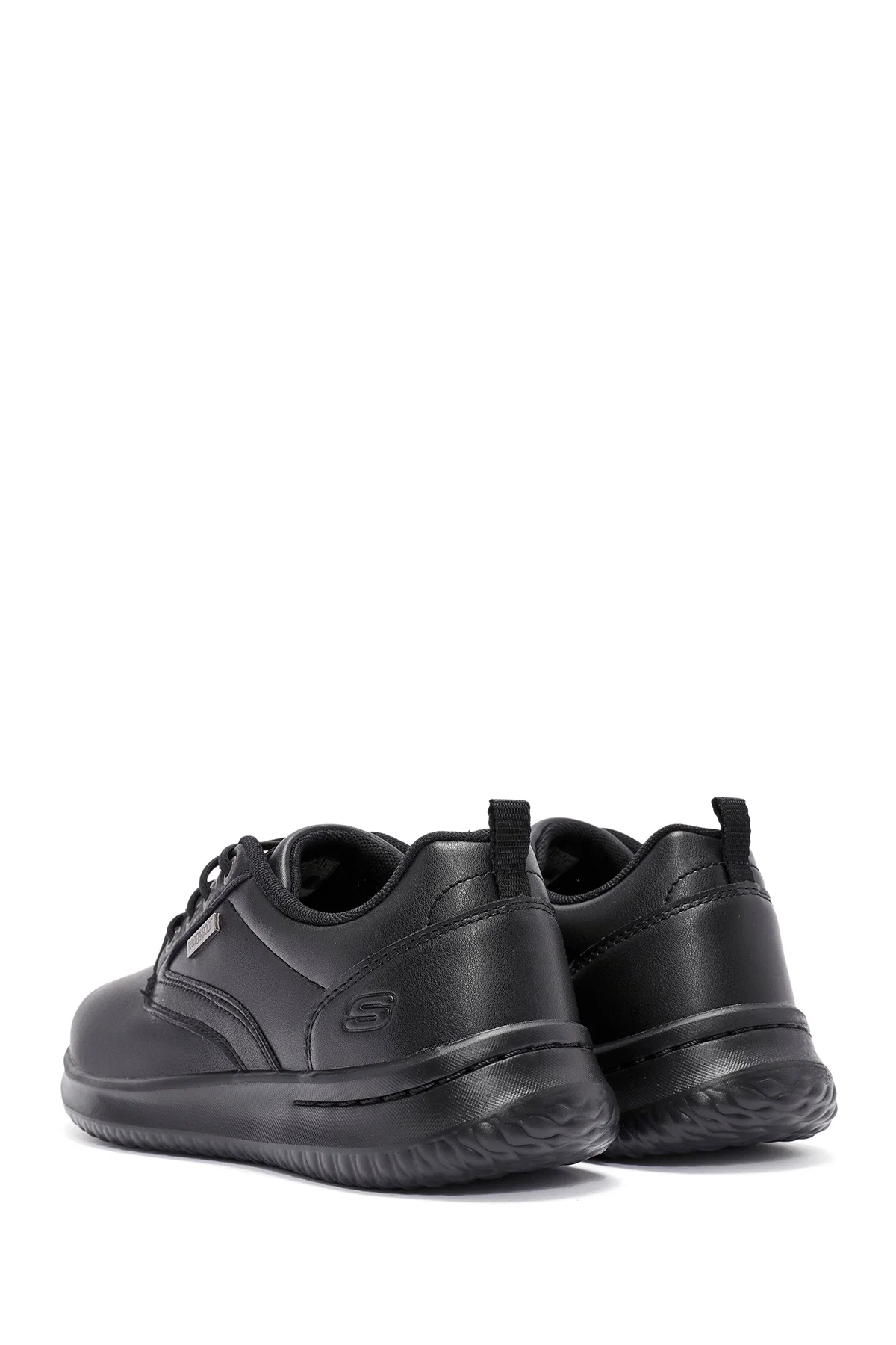 Skechers Erkek siyah Delson - Antigo Bağcıklı Deri Sneaker - Image 5