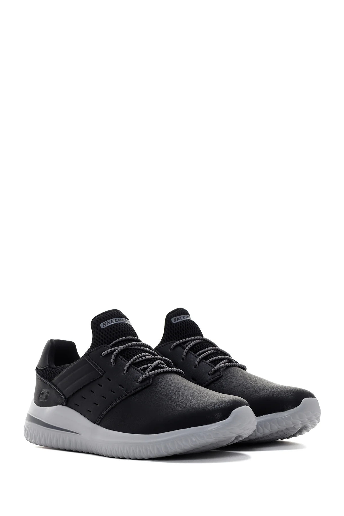 Skechers Erkek Siyah Delson Sneaker - Image 3