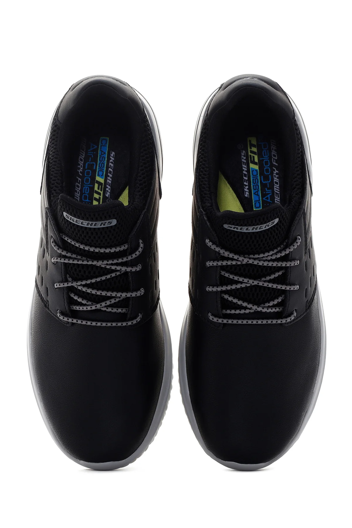 Skechers Erkek Siyah Delson Sneaker - Image 6