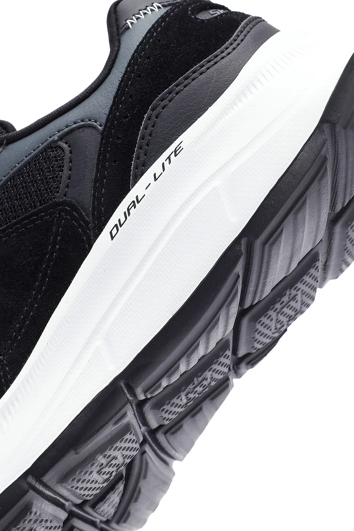 Skechers Erkek Siyah Equalizer Bağcıklı Kalın Tabanlı Sneaker - Image 8