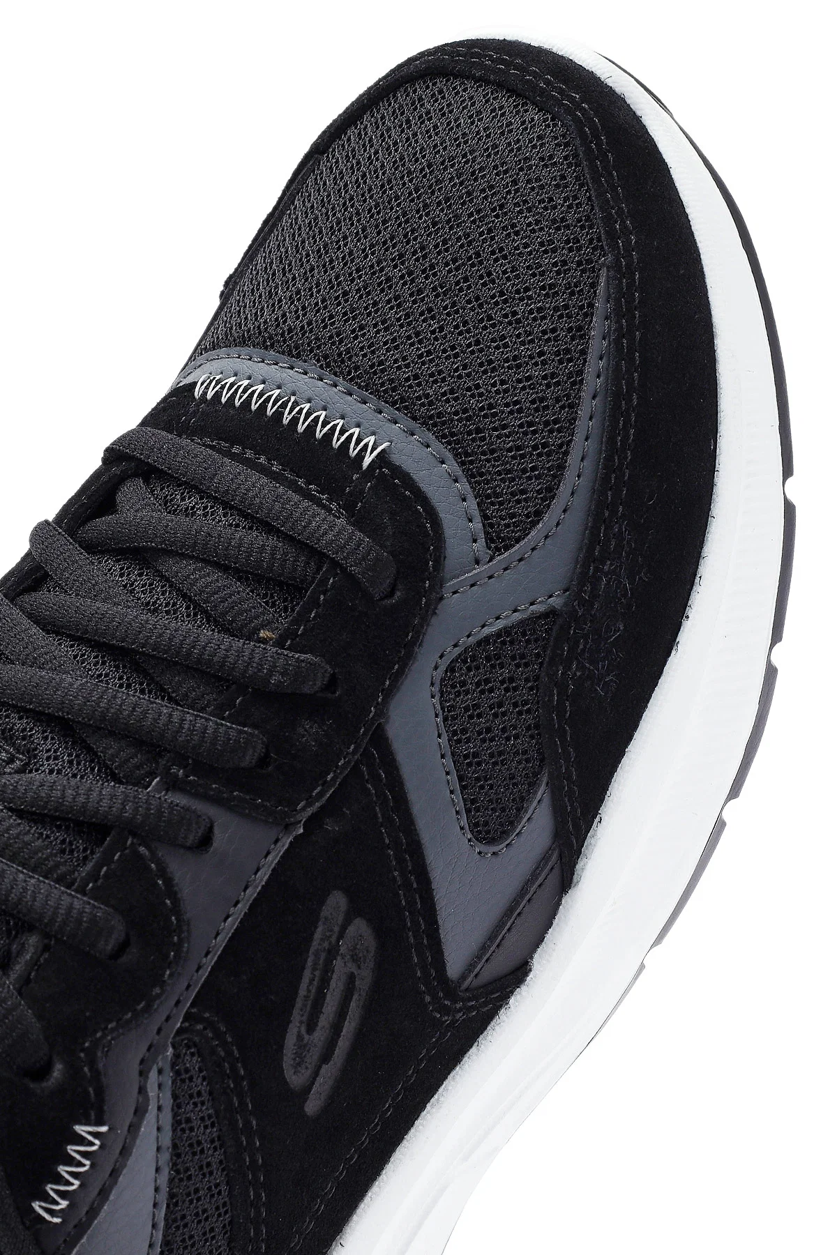 Skechers Erkek Siyah Equalizer Bağcıklı Kalın Tabanlı Sneaker - Image 9