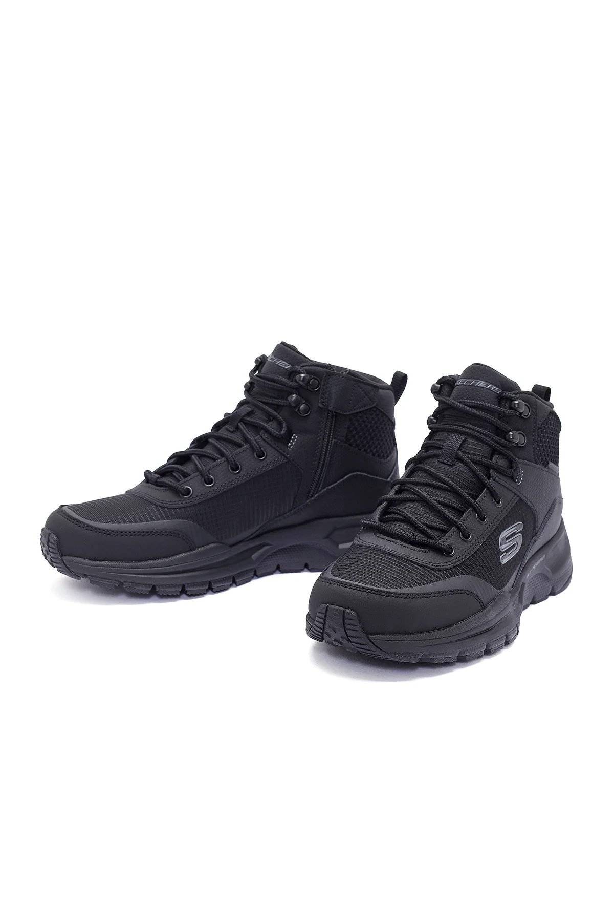 Skechers Erkek Siyah Escape Plan 2.0 - Woodrock Bağcıklı Spor Bot - Image 3