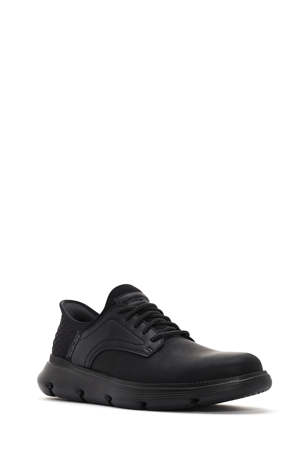 Skechers Erkek Siyah Gervin Deri Sneaker - Image 6