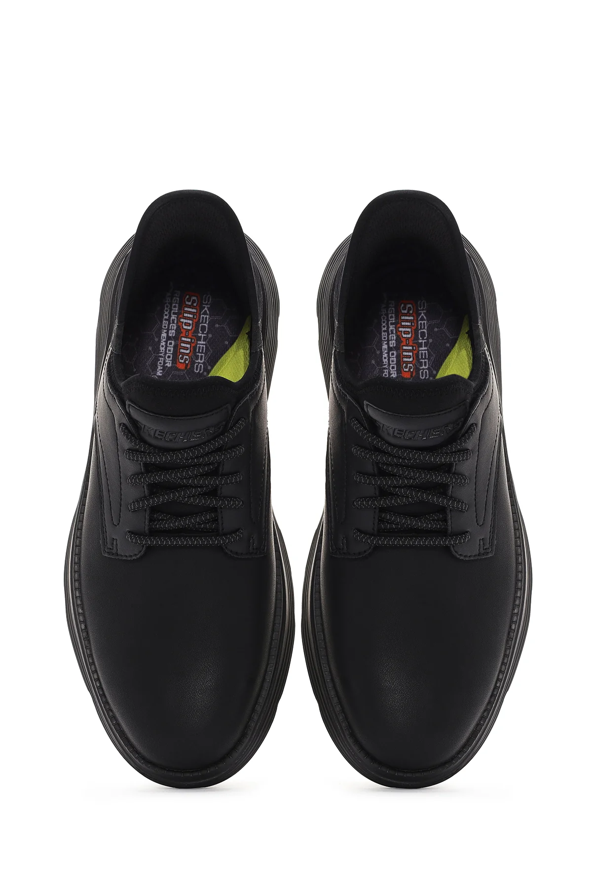 Skechers Erkek Siyah Gervin Deri Sneaker - Image 7