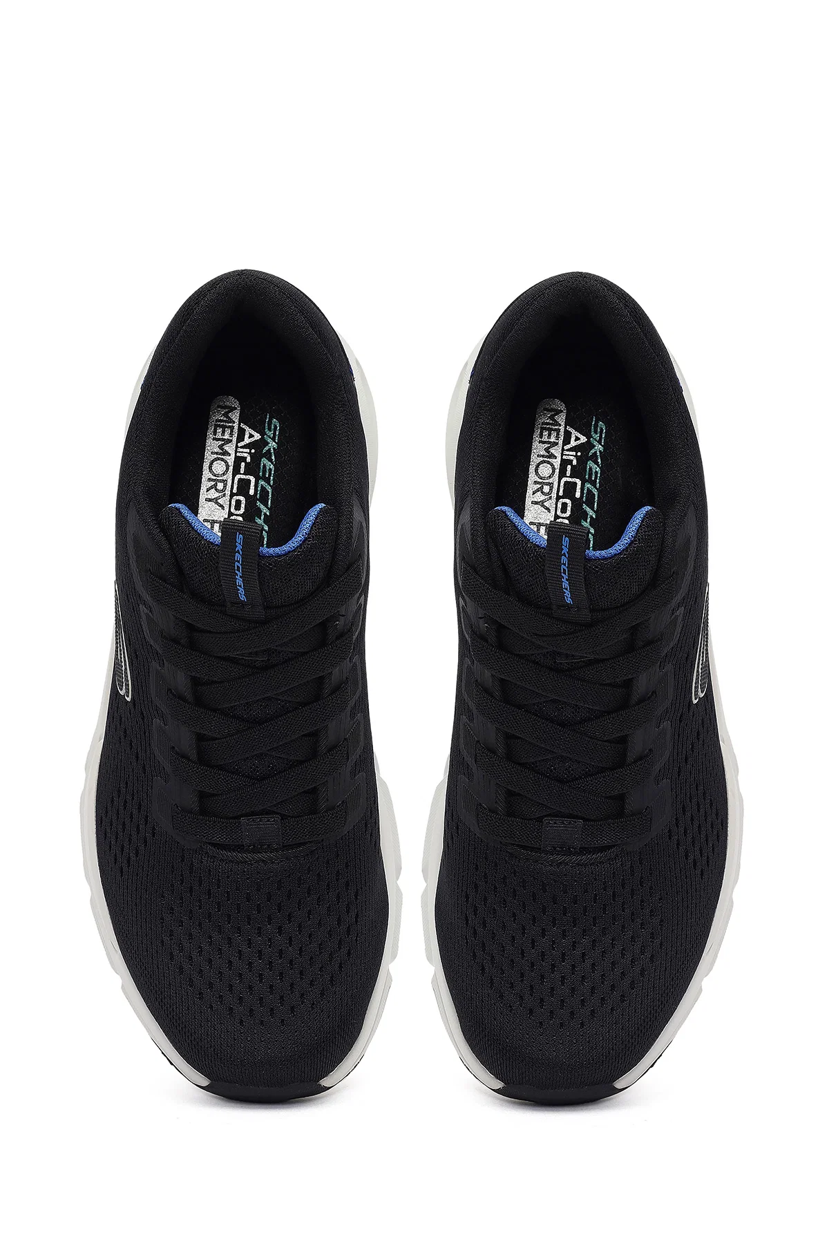 Skechers Erkek Siyah Skech - Air Ventura Bağcıklı Kalın Tabanlı Kumaş Sneaker - Image 7