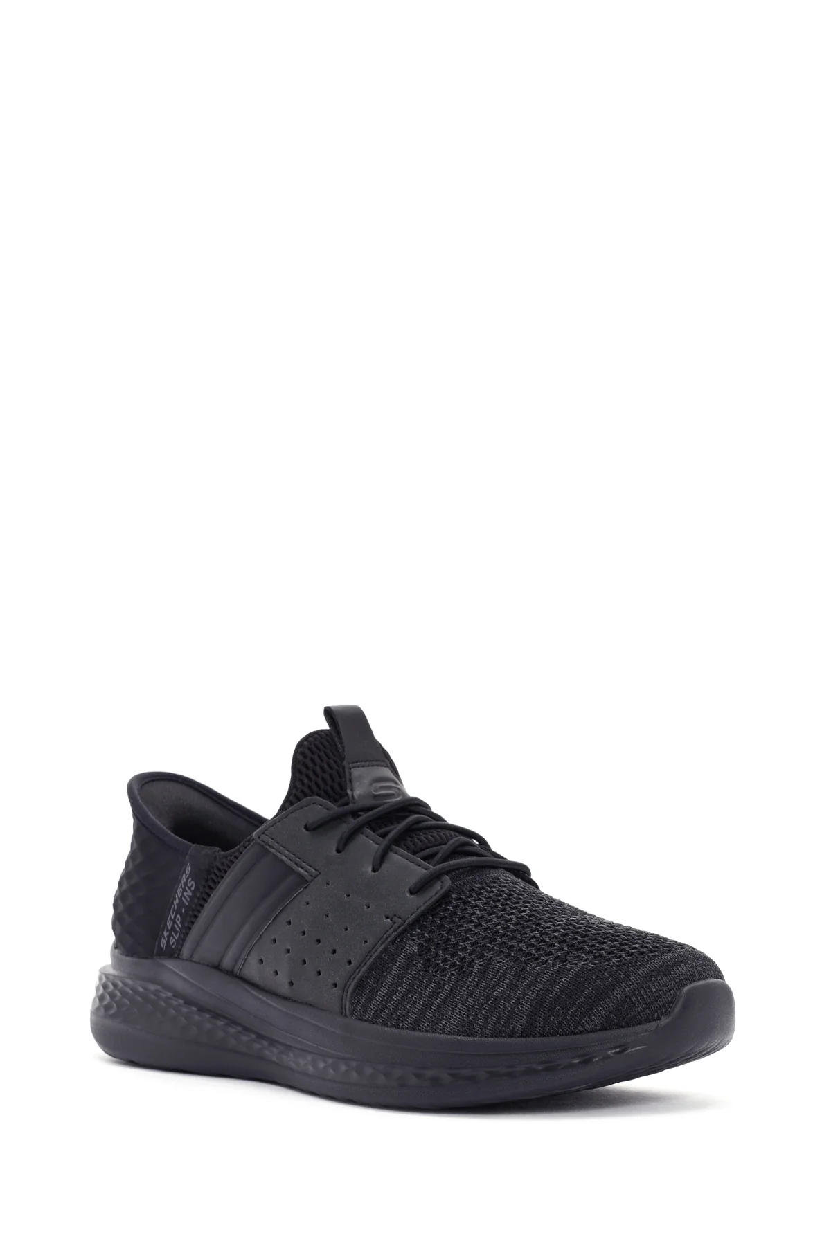 Skechers Erkek Siyah Slade - Ocon Bağcıklı Spor Sneaker - Image 6