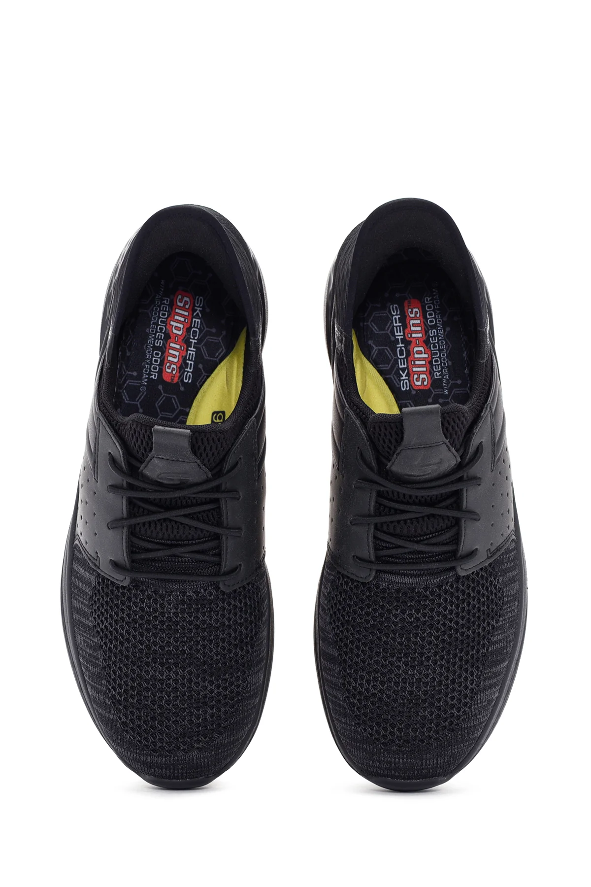Skechers Erkek Siyah Slade - Ocon Bağcıklı Spor Sneaker - Image 7