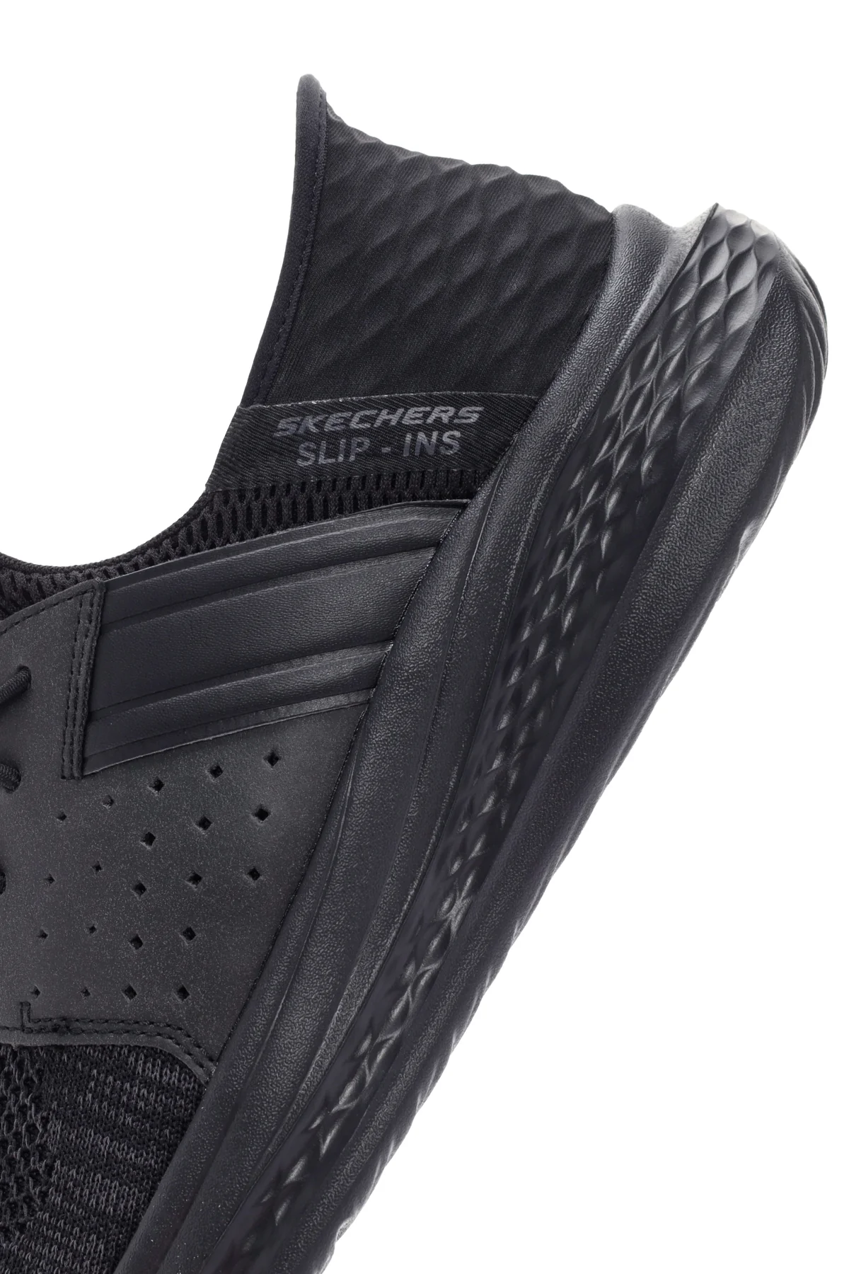 Skechers Erkek Siyah Slade - Ocon Bağcıklı Spor Sneaker - Image 8