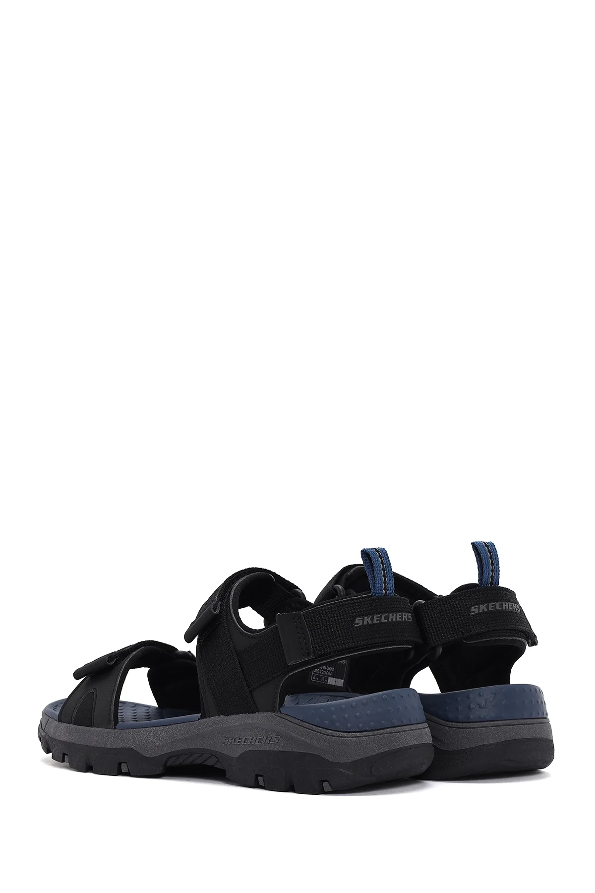 Skechers Erkek Siyah Tresmen - Ryer Kumaş Sandalet - Image 5