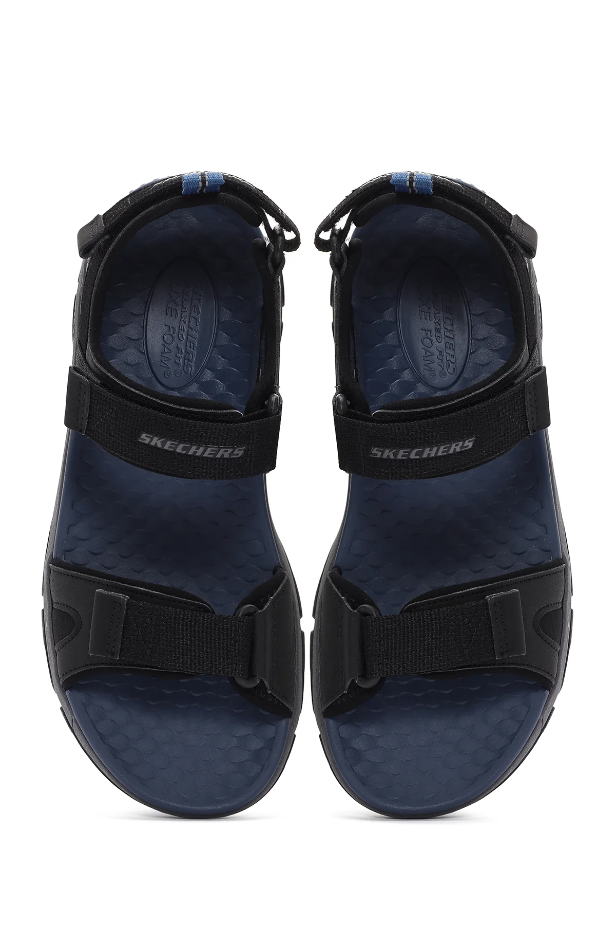 Skechers Erkek Siyah Tresmen - Ryer Kumaş Sandalet - Image 7