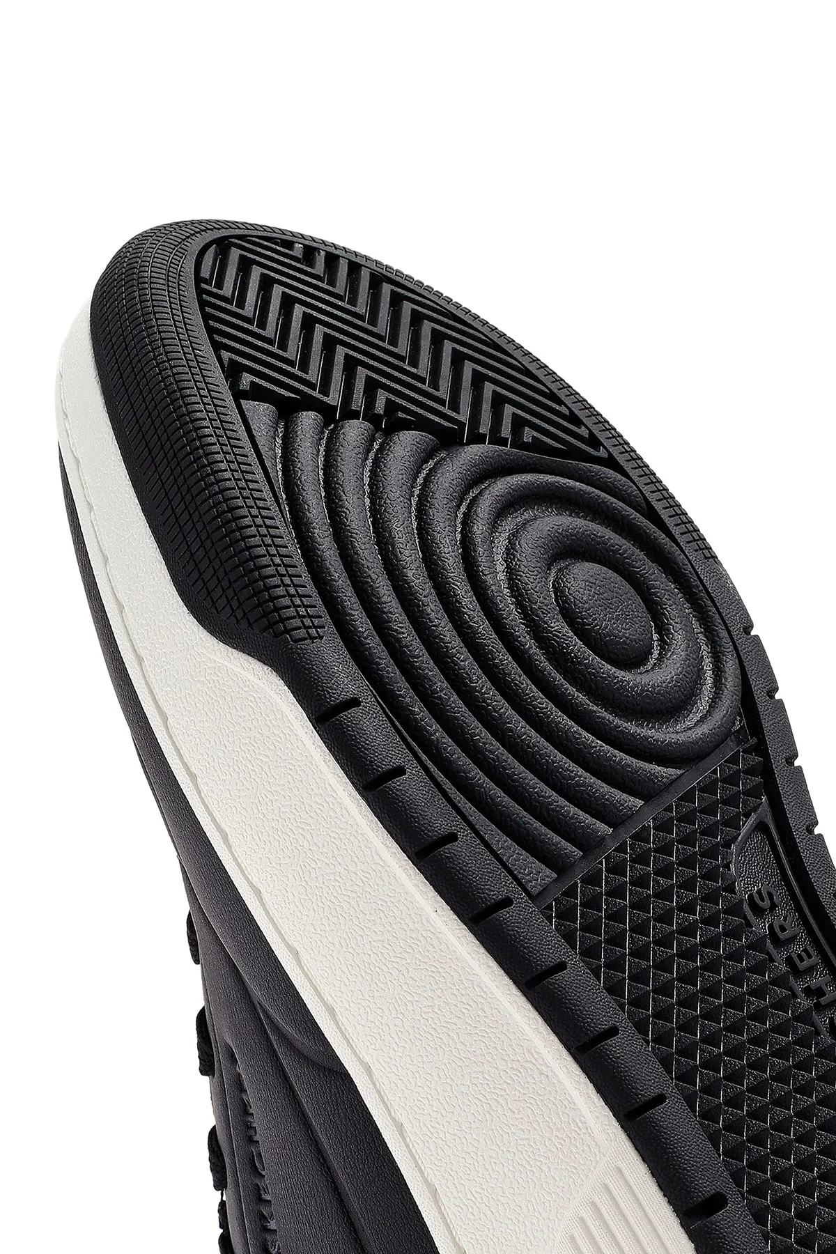 Skechers Erkek Siyah Uno Court Bağcıklı Kalın Tabanlı Sneaker - Image 12