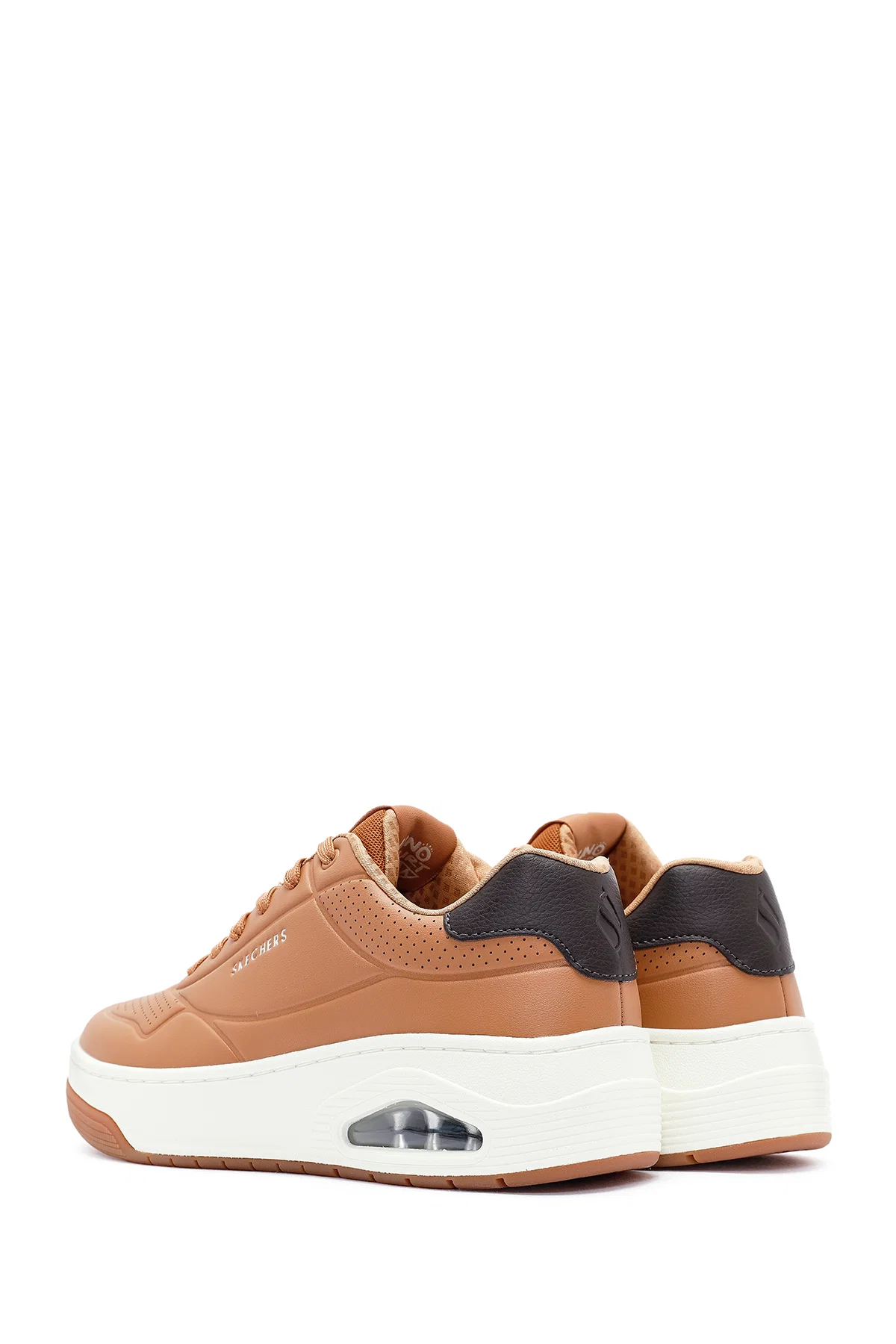 Skechers Erkek Taba Uno Court Bağcıklı Kalın Tabanlı Sneaker - Image 5