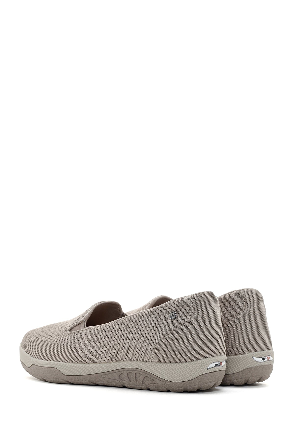 Skechers Kadın Bej Arch Fit Reggae Cup - Rivers Kumaş Sneaker - Image 5