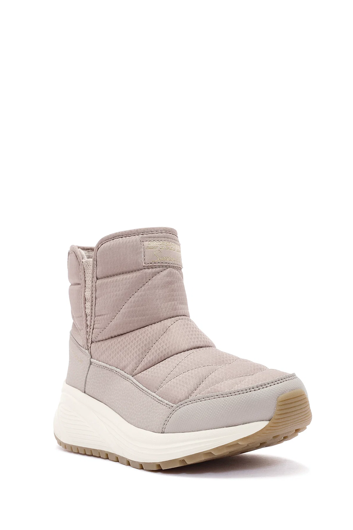 Skechers Kadın Bej Bobs Sparrow Kalın Tabanlı Kumaş Bot - Image 7