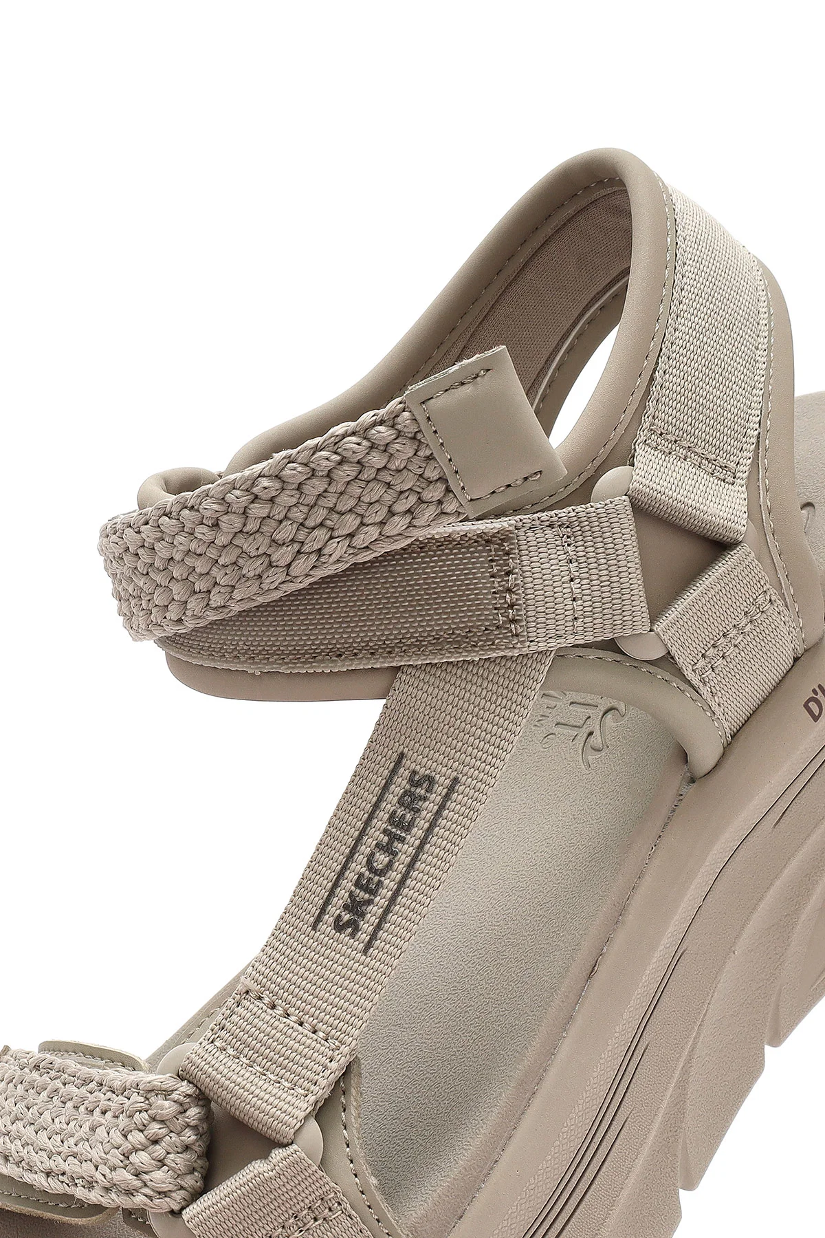 Skechers Kadın Bej D'lux Walker - Pretty Field Kalın Tabanlı Sandalet - Image 10