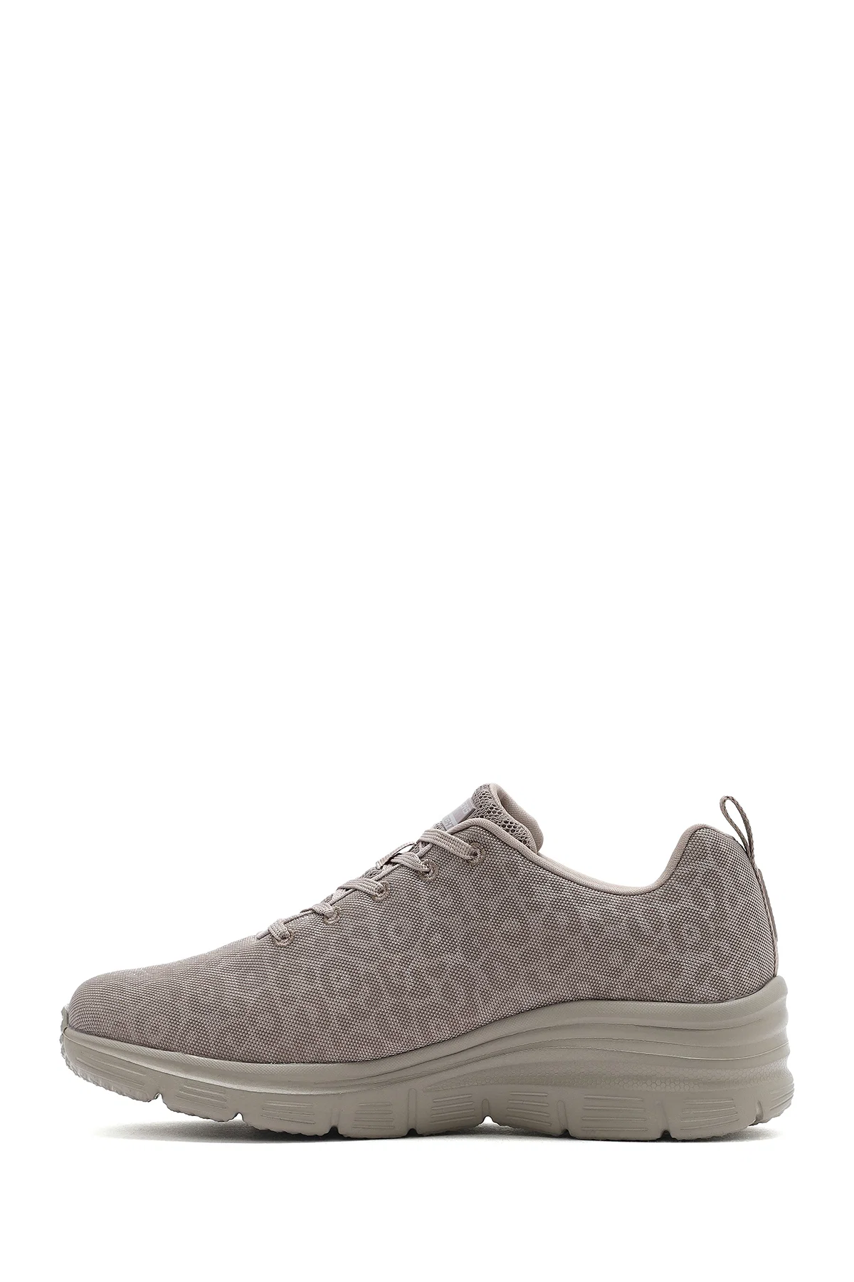 Skechers Kadın Bej Fashion Fit Bağcıklı Kumaş Sneaker - Image 2
