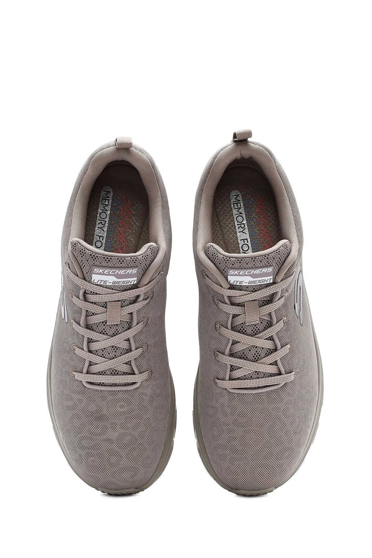 Skechers Kadın Bej Fashion Fit Bağcıklı Kumaş Sneaker - Image 7