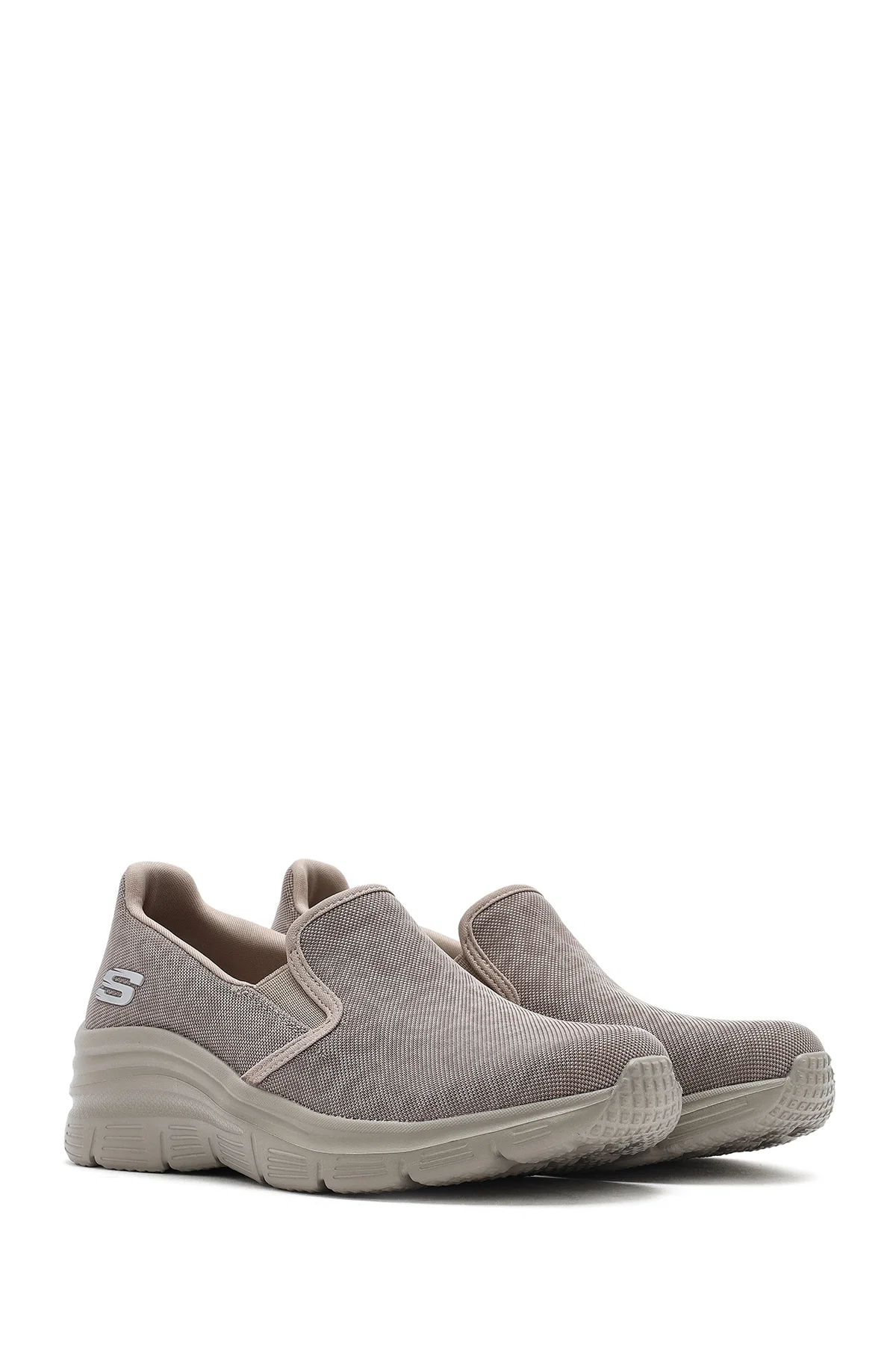 Skechers Kadın Bej Fashion Fit Sneaker - Image 3