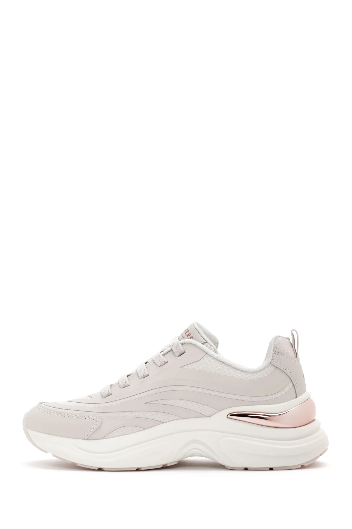 Skechers Kadın Bej Hazel - Step N Flow Bağcıklı Spor Sneaker - Image 2