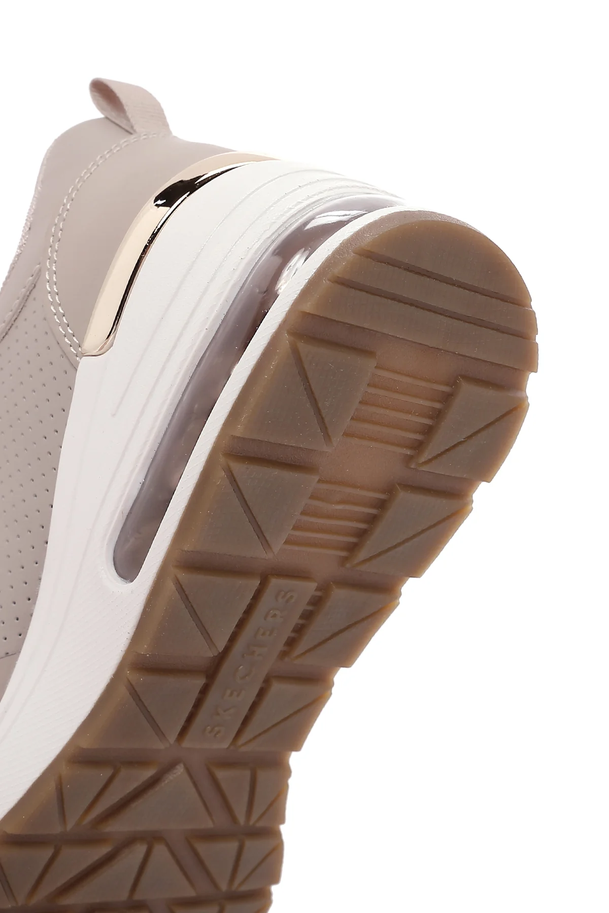 Skechers Kadın Bej Million Air-Hotter Air Kalın Tabanlı Dolgu Topuklu Sneaker - Image 8