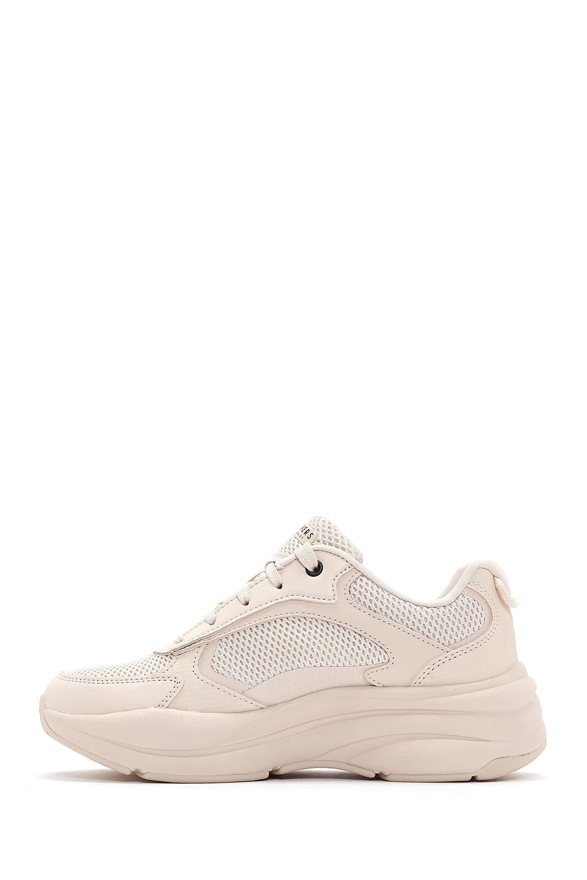 Skechers Kadın Bej Street Twisterz - Lighten Up Kalın Tabanlı Sneaker - Image 2