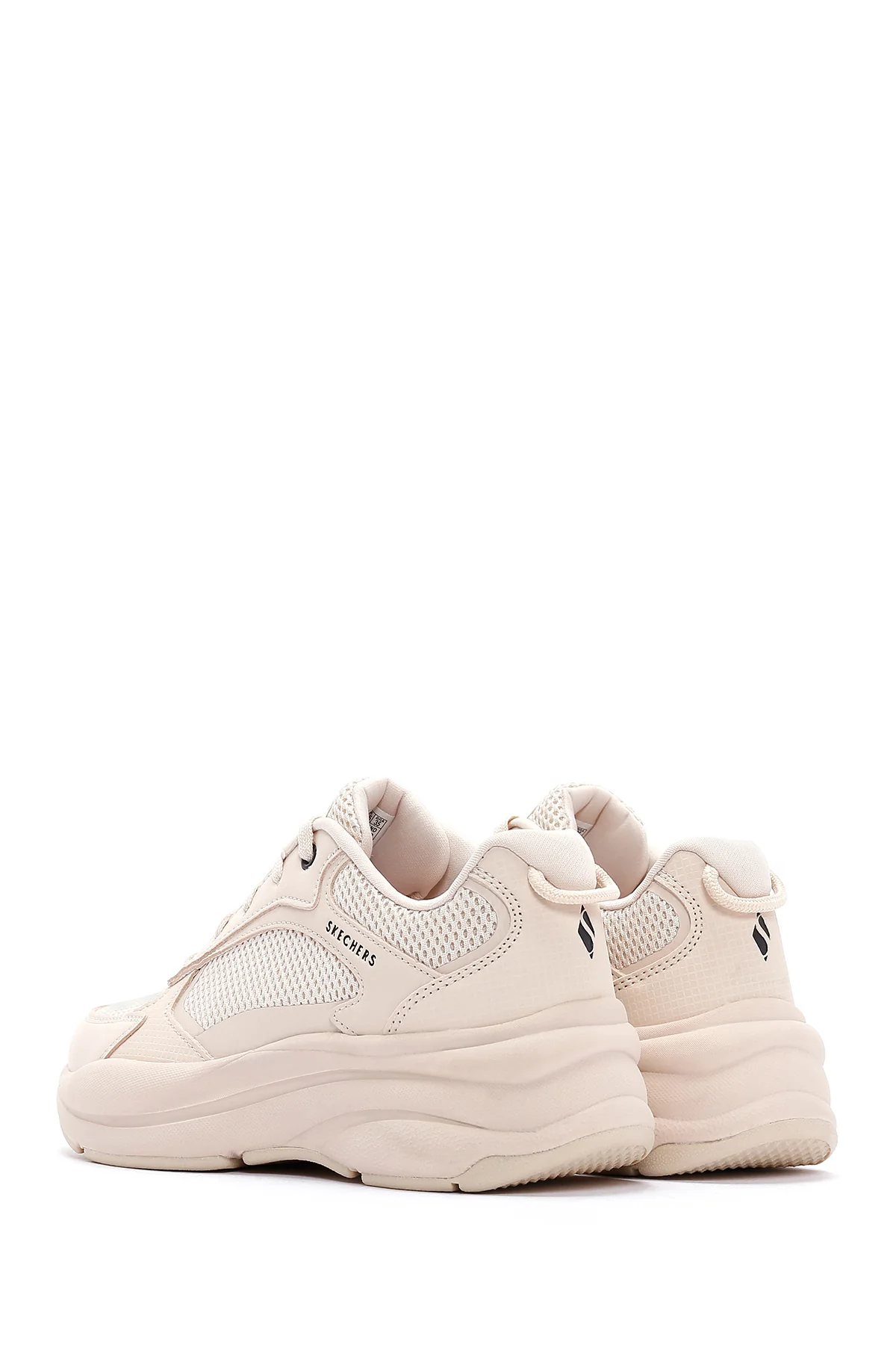 Skechers Kadın Bej Street Twisterz - Lighten Up Kalın Tabanlı Sneaker - Image 5