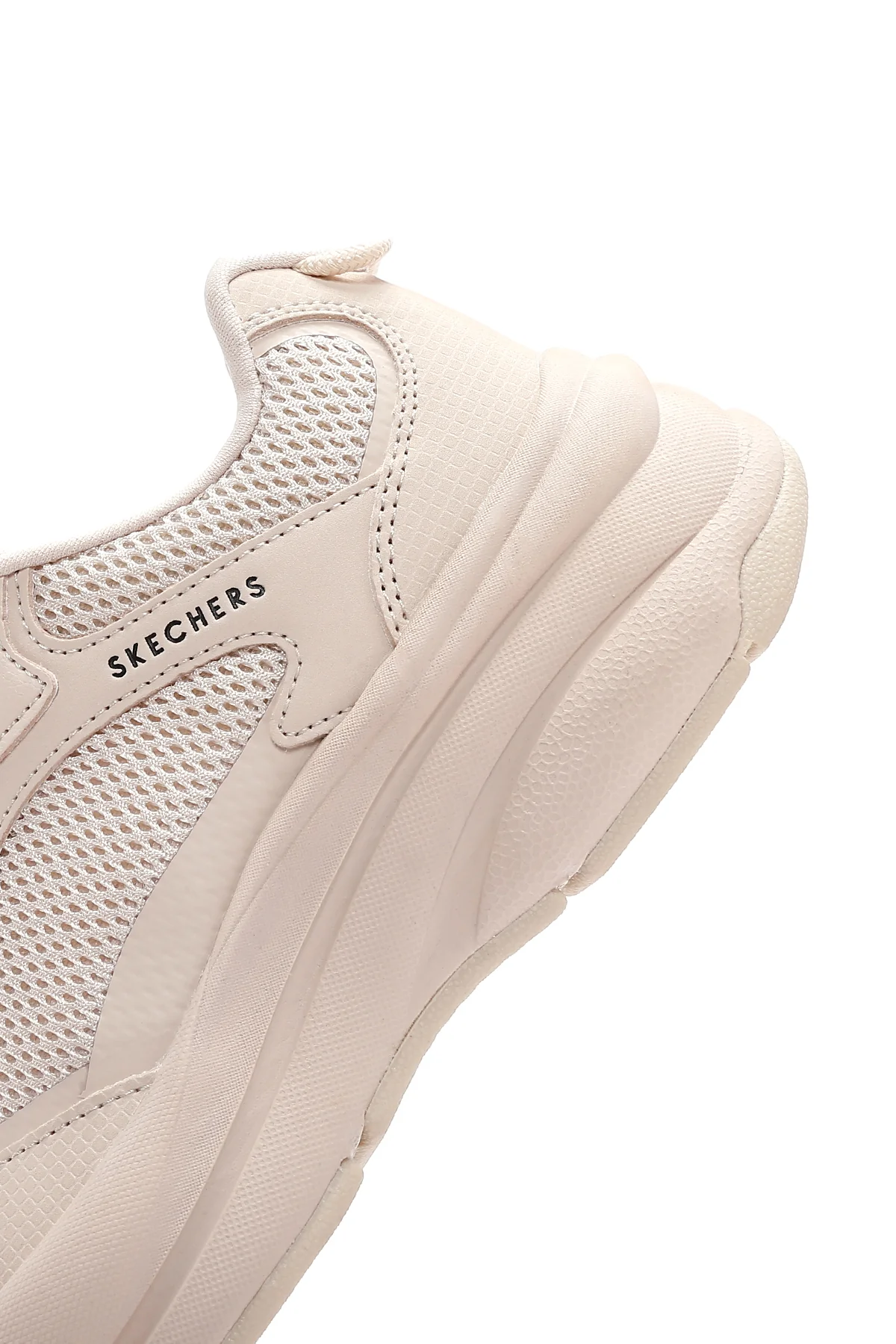 Skechers Kadın Bej Street Twisterz - Lighten Up Kalın Tabanlı Sneaker - Image 7