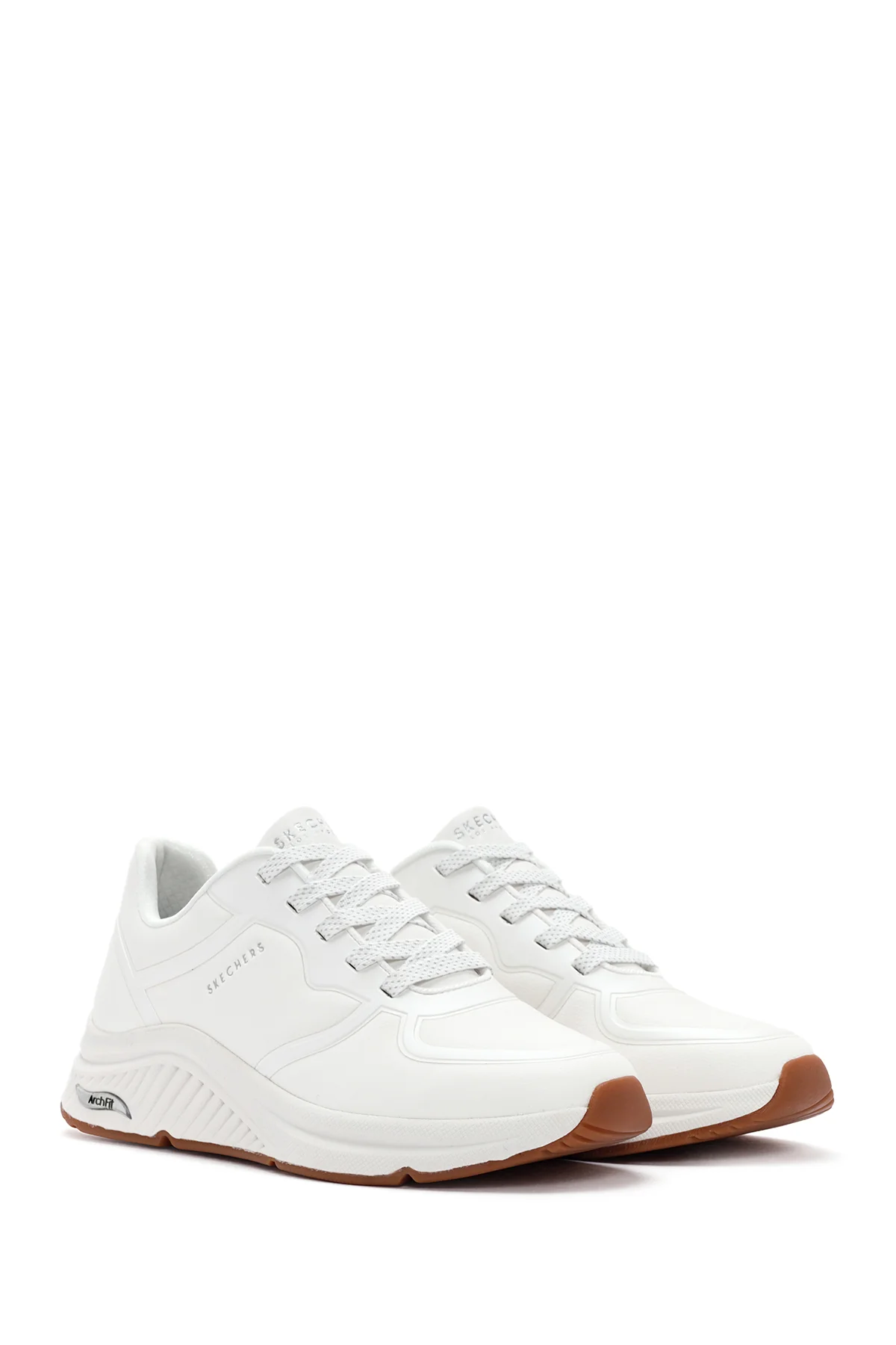 Skechers Kadın Beyaz Arch Fit S-Miles Bağcıklı Sneaker - Image 3