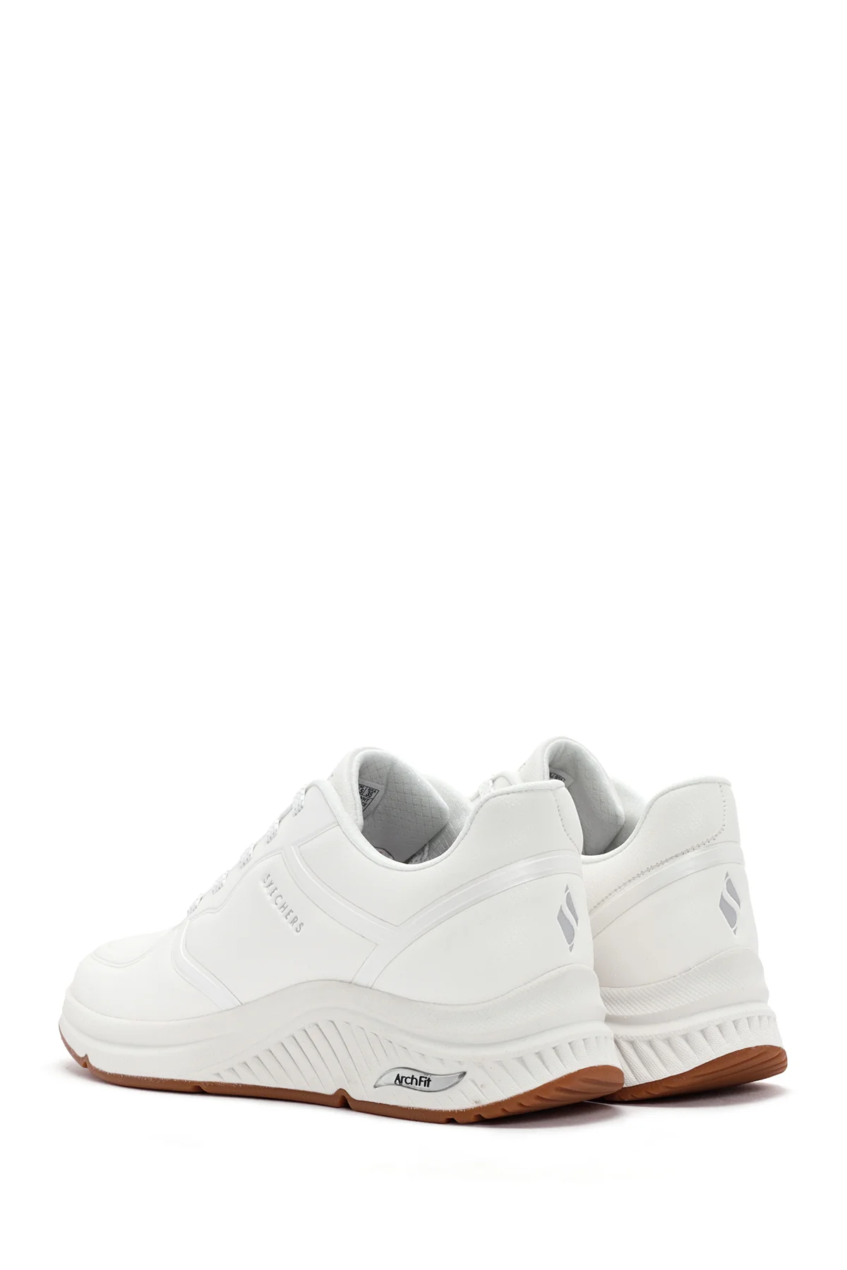 Skechers Kadın Beyaz Arch Fit S-Miles Bağcıklı Sneaker - Image 6