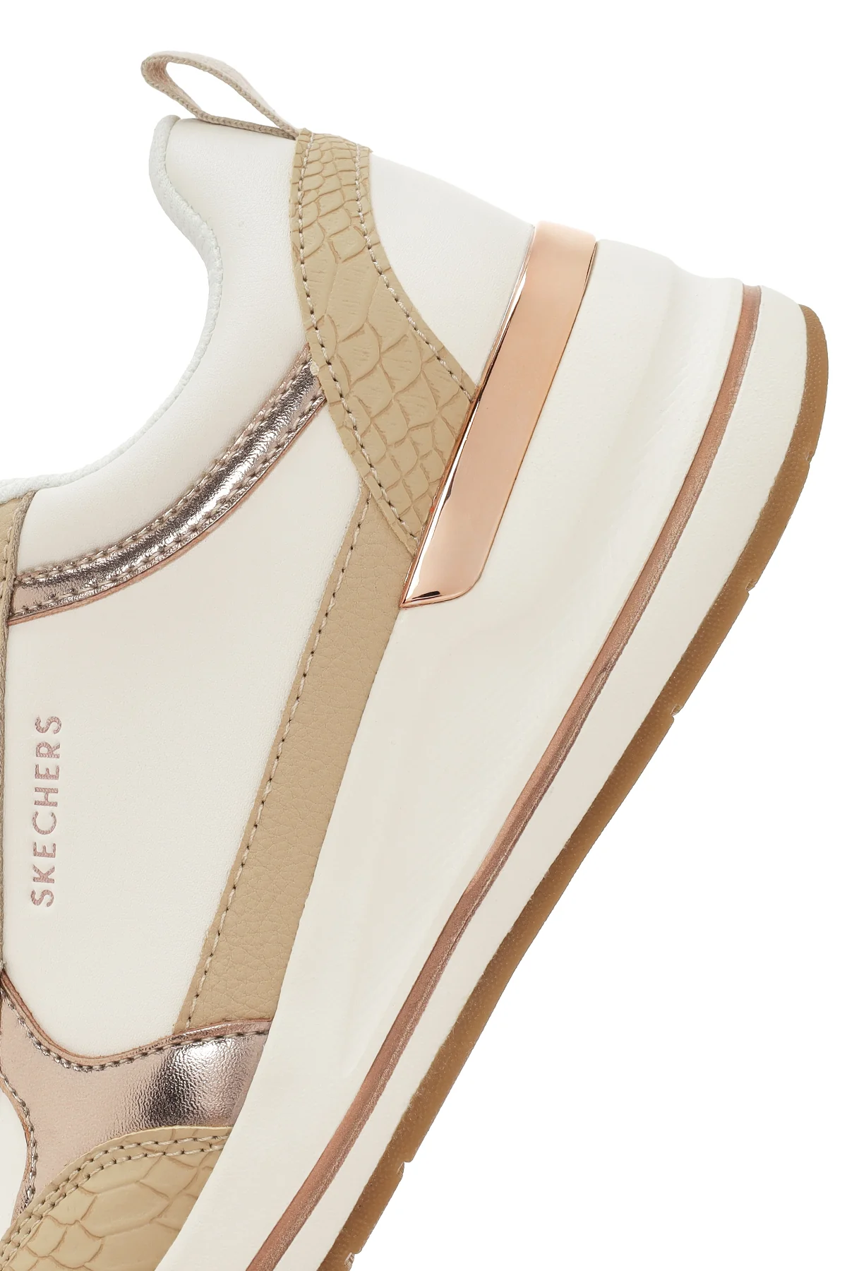 Skechers Kadın Beyaz Billion 2 - Fine Shine Bağcıklı Spor Sneaker - Image 9