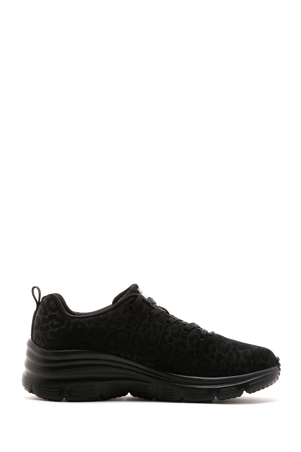 Skechers Kadın Beyaz Bobs Arch Comfort Bağcıklı Kalın Tabanlı Deri Sneaker - Image 13
