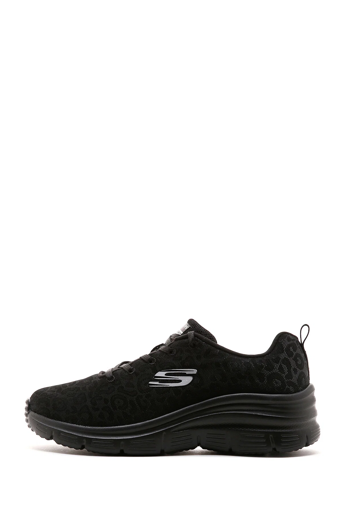 Skechers Kadın Beyaz Bobs Arch Comfort Bağcıklı Kalın Tabanlı Deri Sneaker - Image 14