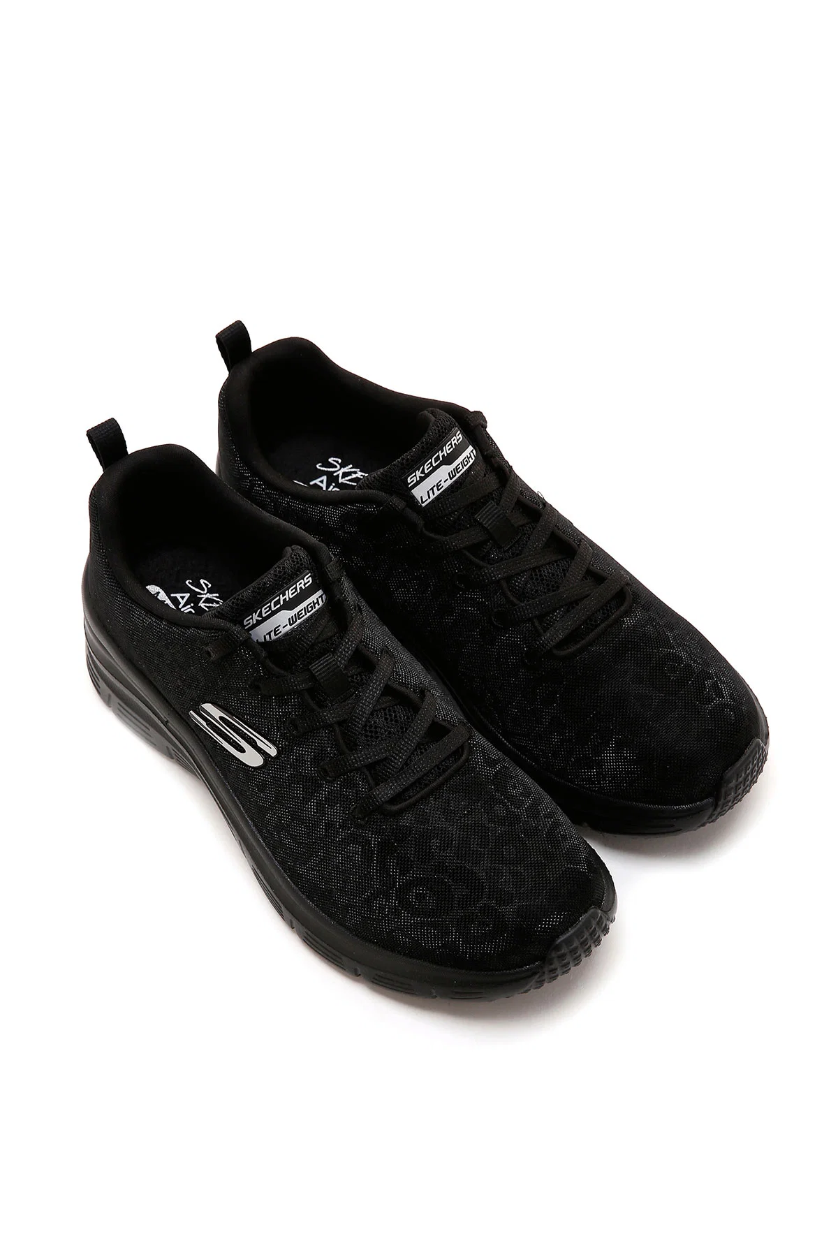Skechers Kadın Beyaz Bobs Arch Comfort Bağcıklı Kalın Tabanlı Deri Sneaker - Image 15