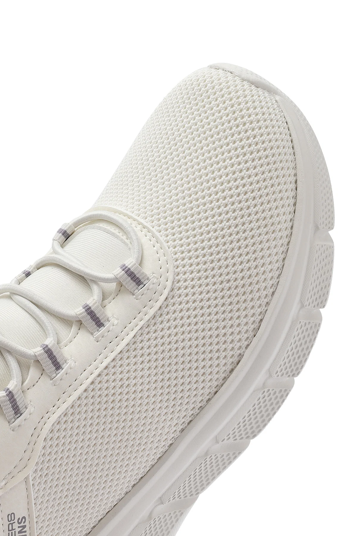 Skechers Kadın Beyaz Bobs B Flex - Fan Fav Kalın Tabanlı Kumaş Sneaker - Image 10