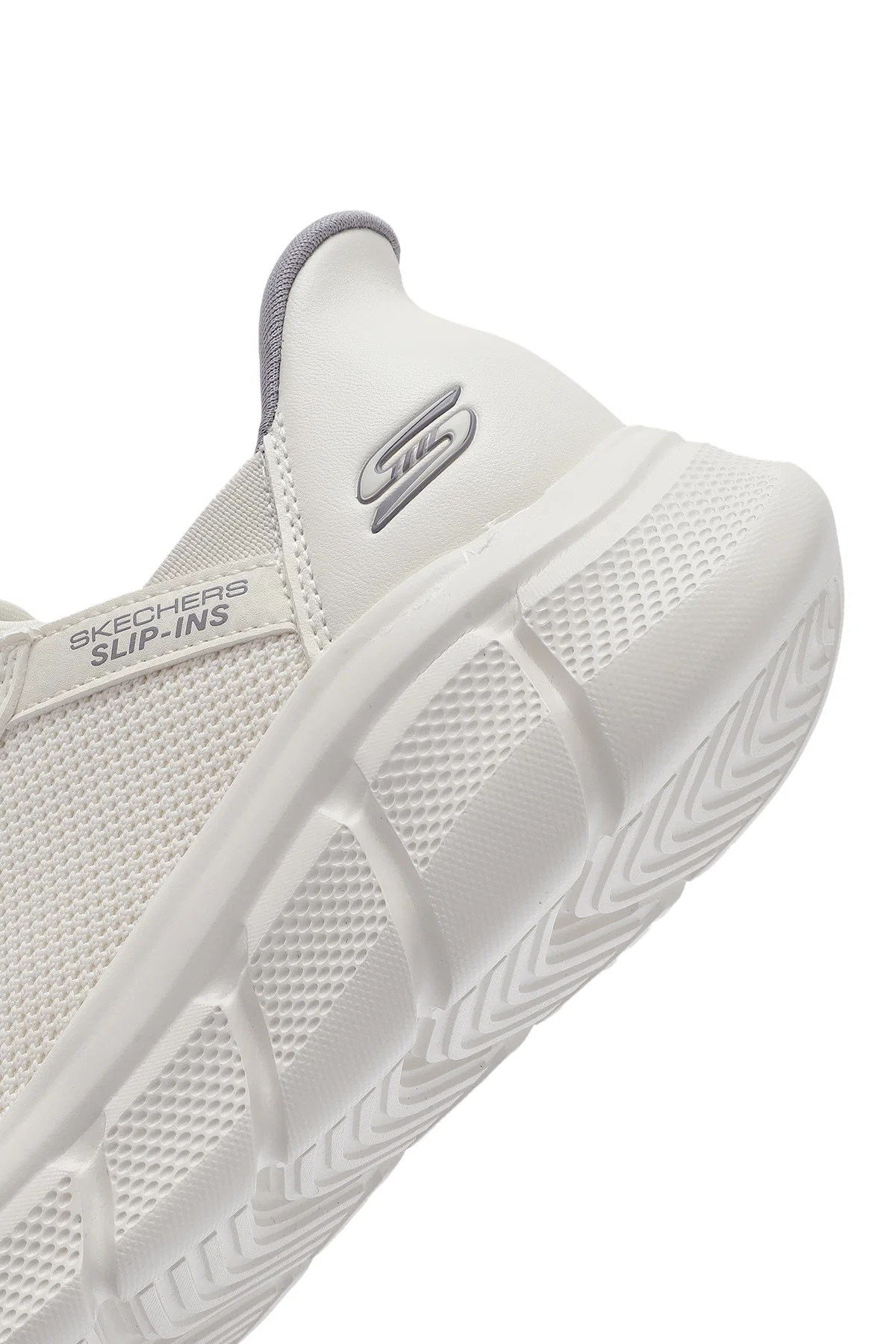 Skechers Kadın Beyaz Bobs B Flex - Fan Fav Kalın Tabanlı Kumaş Sneaker - Image 8
