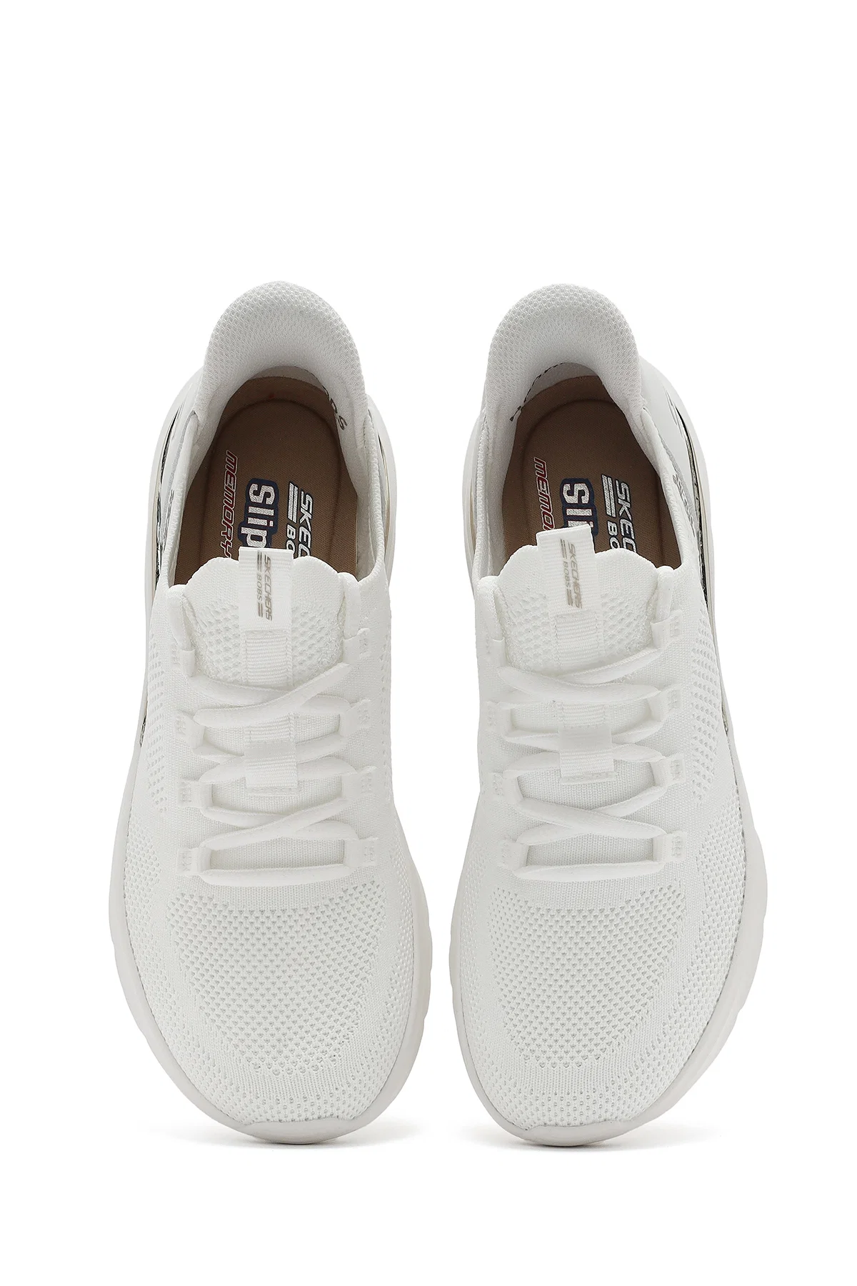 Skechers Kadın Beyaz Bobs B Love - True Delight Bağcıklı Kalın Tabanlı Kumaş Sneaker - Image 7
