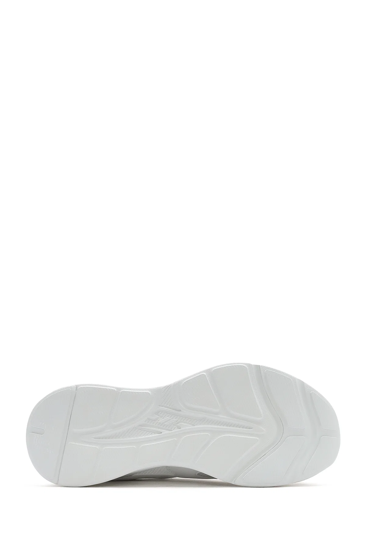 Skechers Kadın Beyaz Bobs Bamina Bağcıklı Kalın Tabanlı Kumaş Sneaker - Image 4