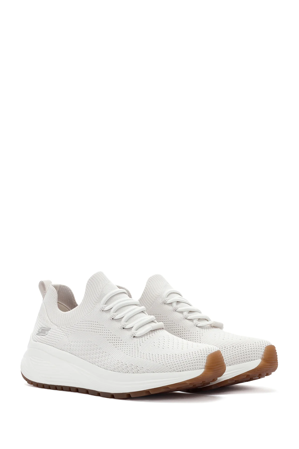Skechers Kadın Beyaz Bobs Sparrow 2.0 Allegianca C Bağcıklı Spor Sneaker - Image 3