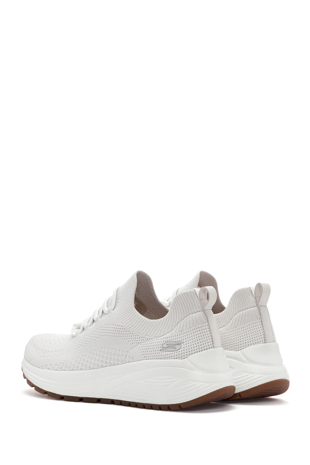 Skechers Kadın Beyaz Bobs Sparrow 2.0 Allegianca C Bağcıklı Spor Sneaker - Image 5