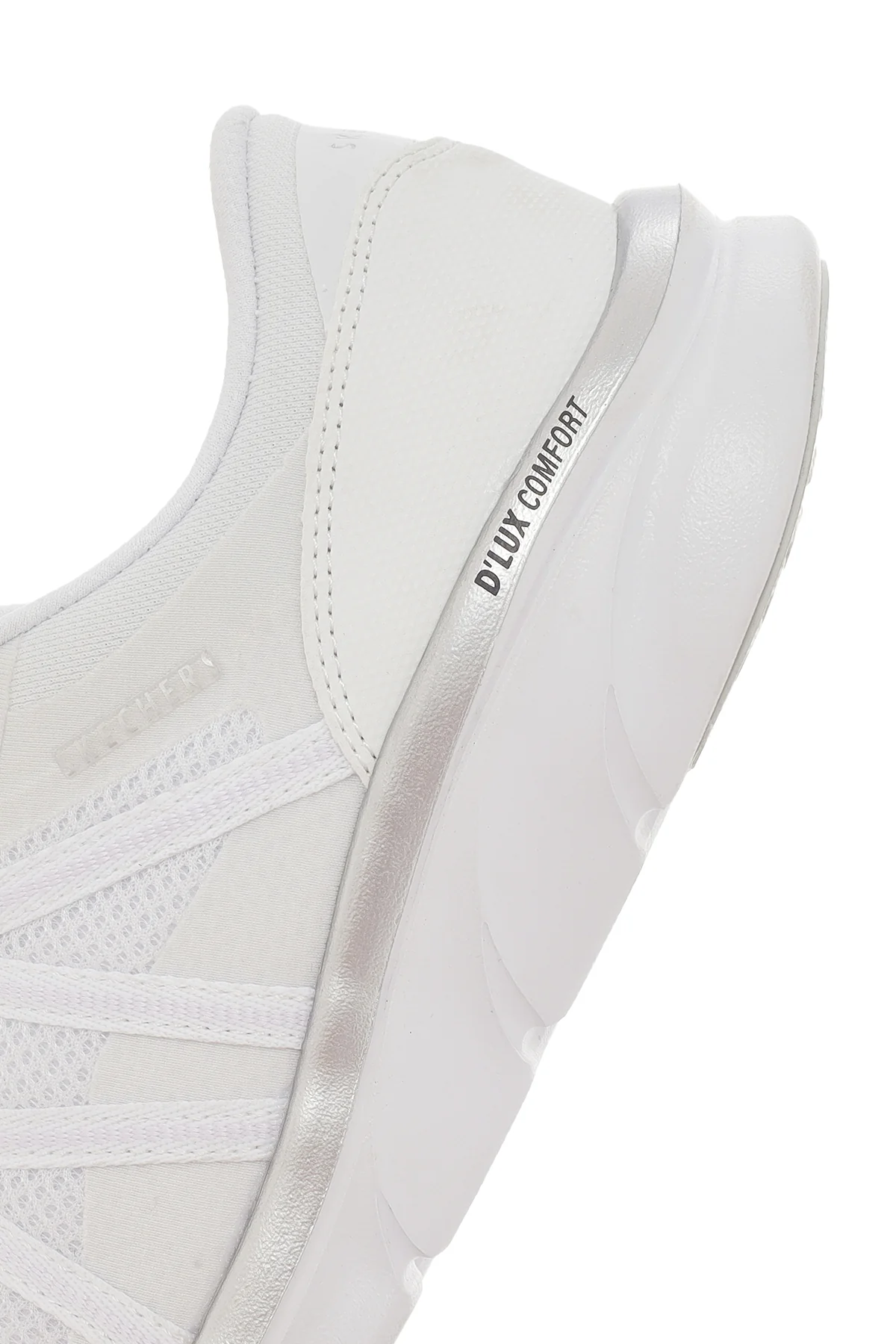 Skechers Kadın Beyaz D'lux Comfort - Surreal Kumaş Sneaker - Image 8