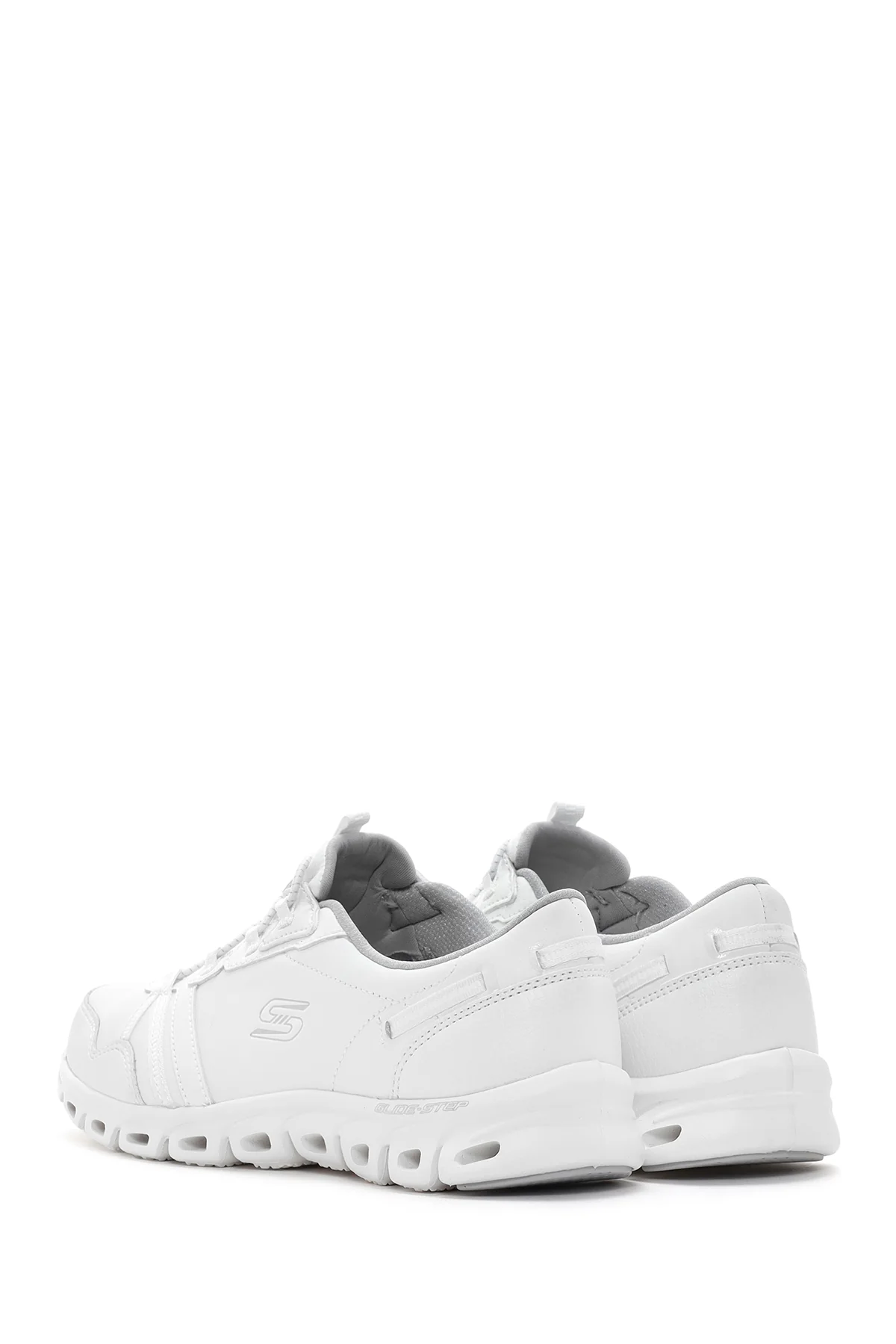 Skechers Kadın Beyaz Glide-Step - Upbeat Pace Sneaker - Image 5